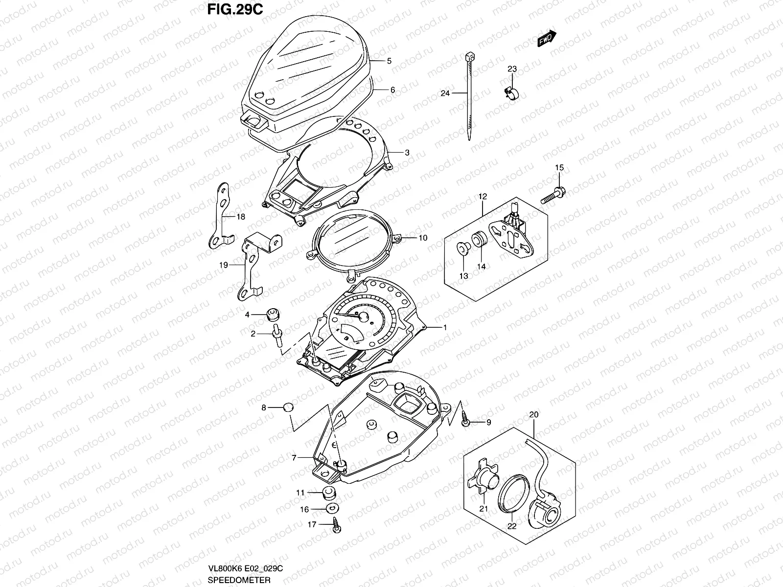 29C - SPEEDOMETER (MODEL K9/L0)