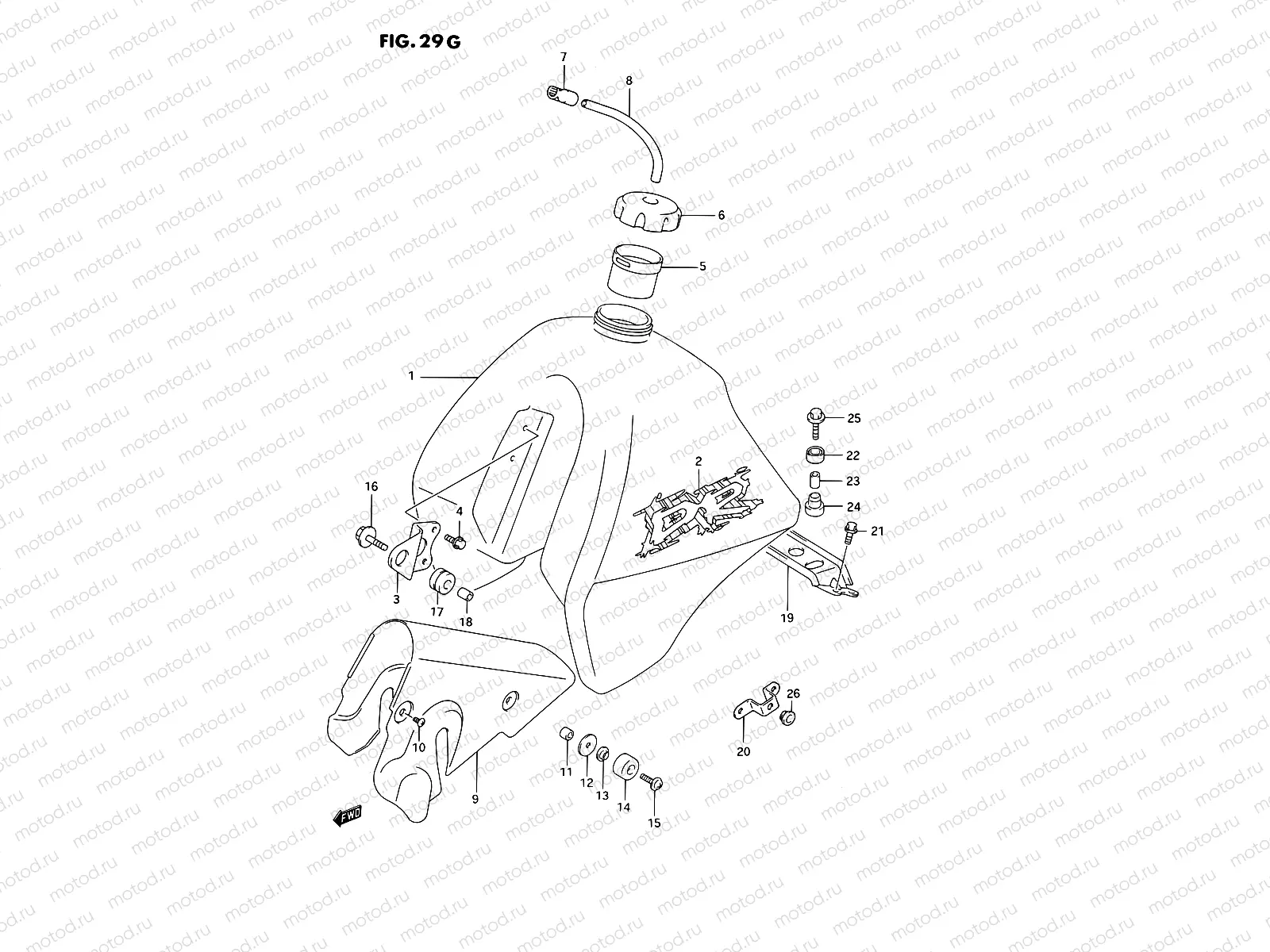 29G - FUEL TANK (MODEL R E24)