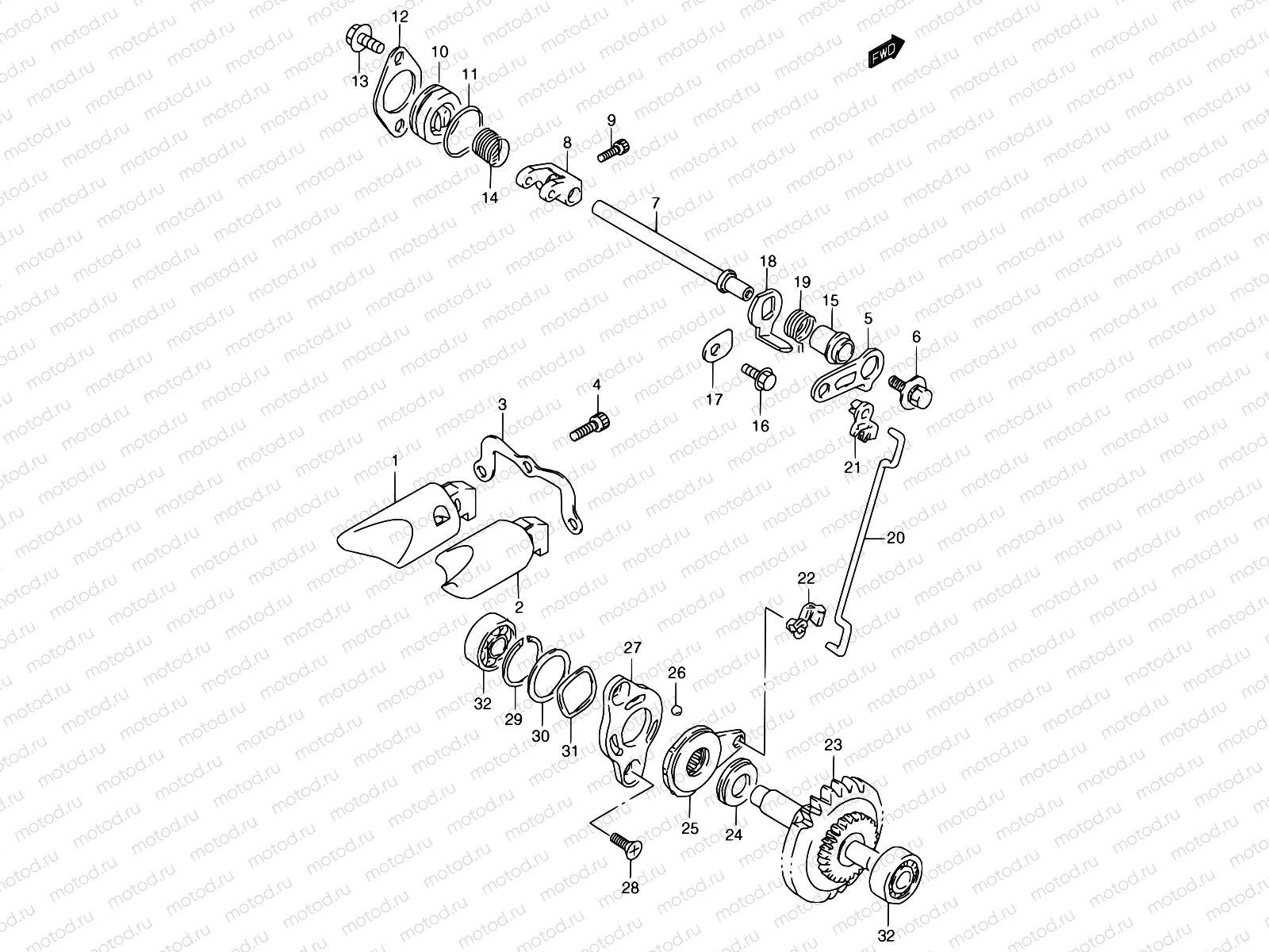 2A - EXHAUST VALVE (MODEL Y)