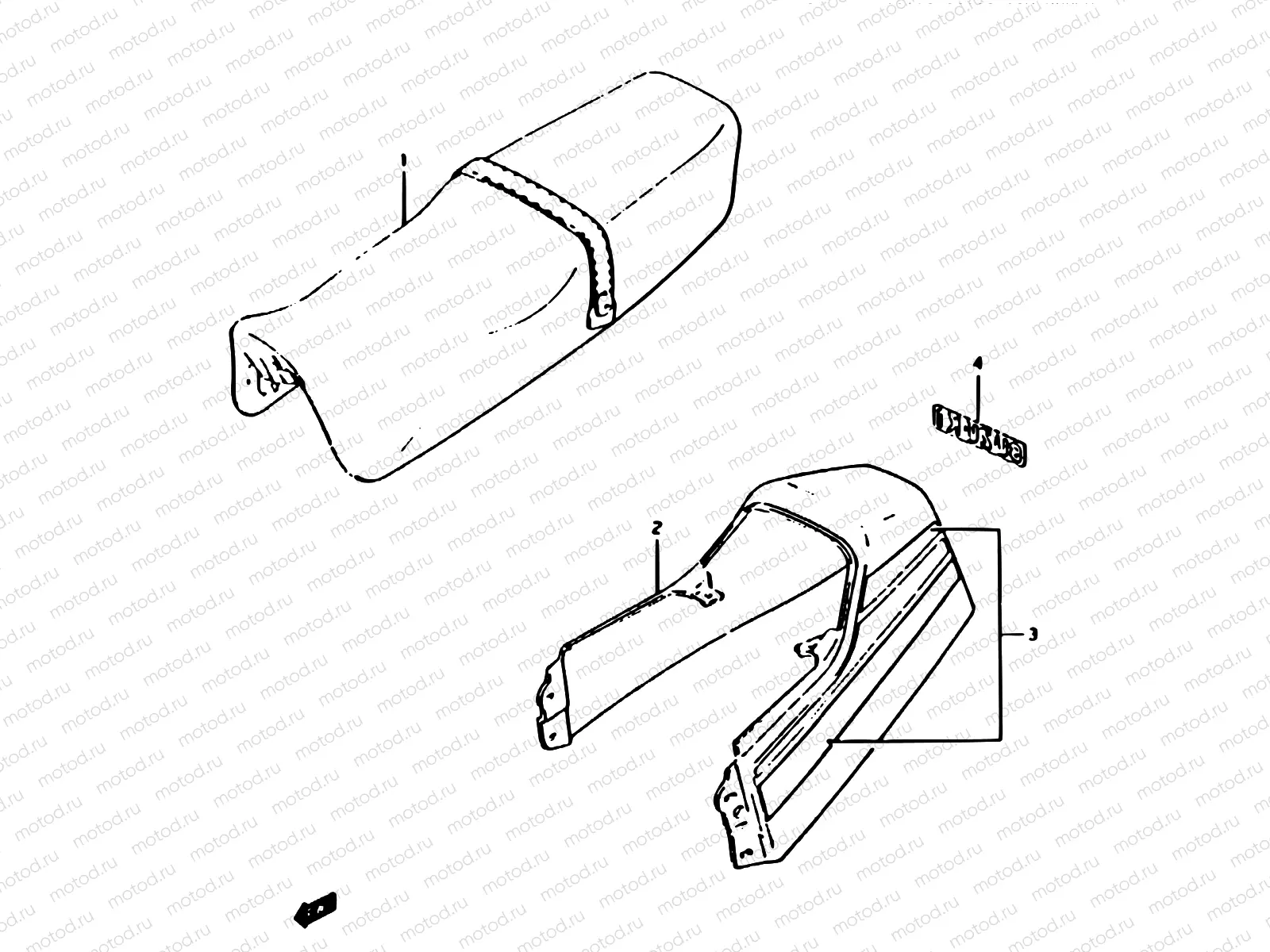 2A - SEAT TAIL COVER