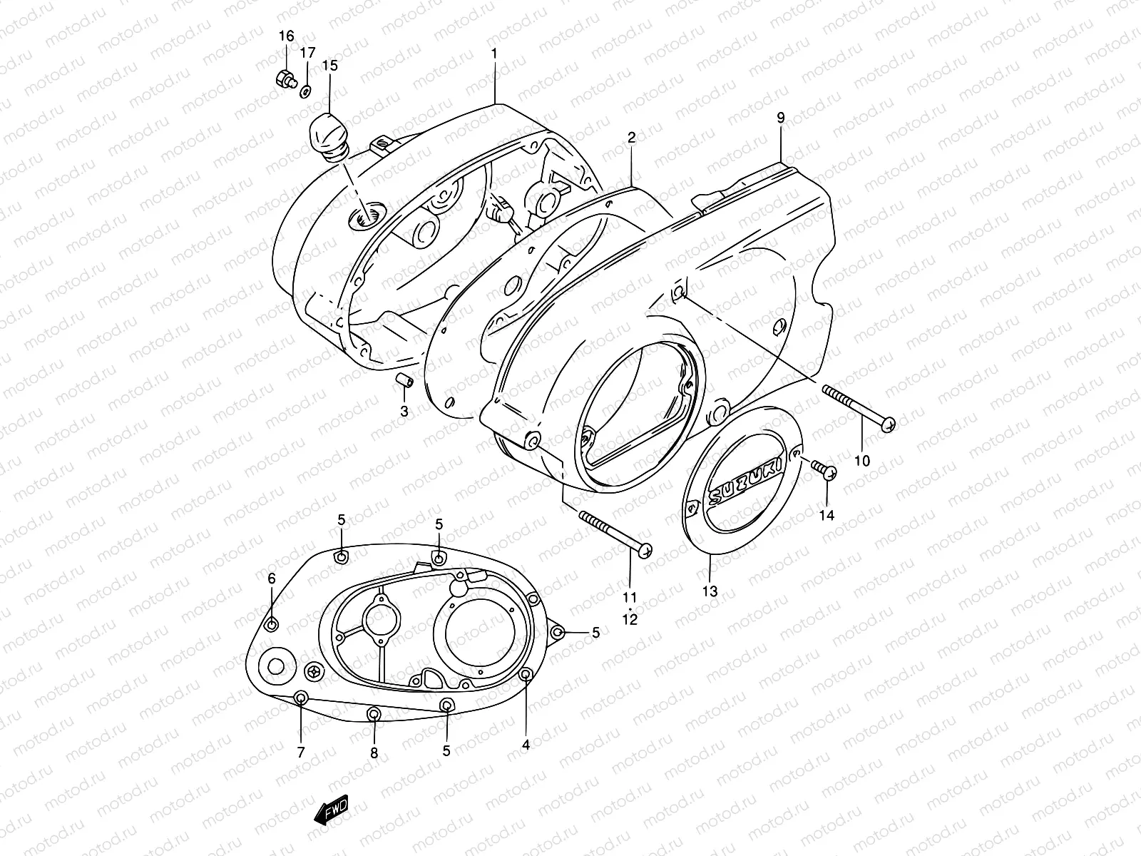 3 - CRANKCASE COVER