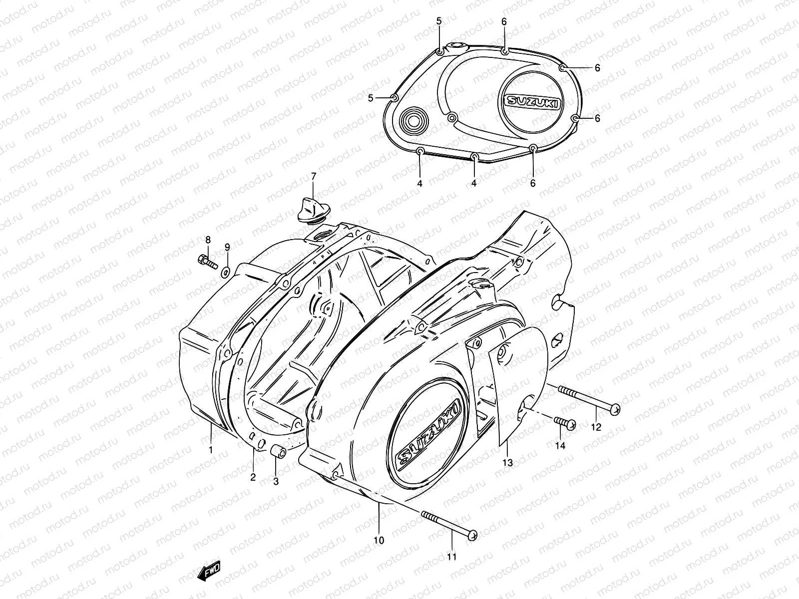 3 - CRANKCASE COVER