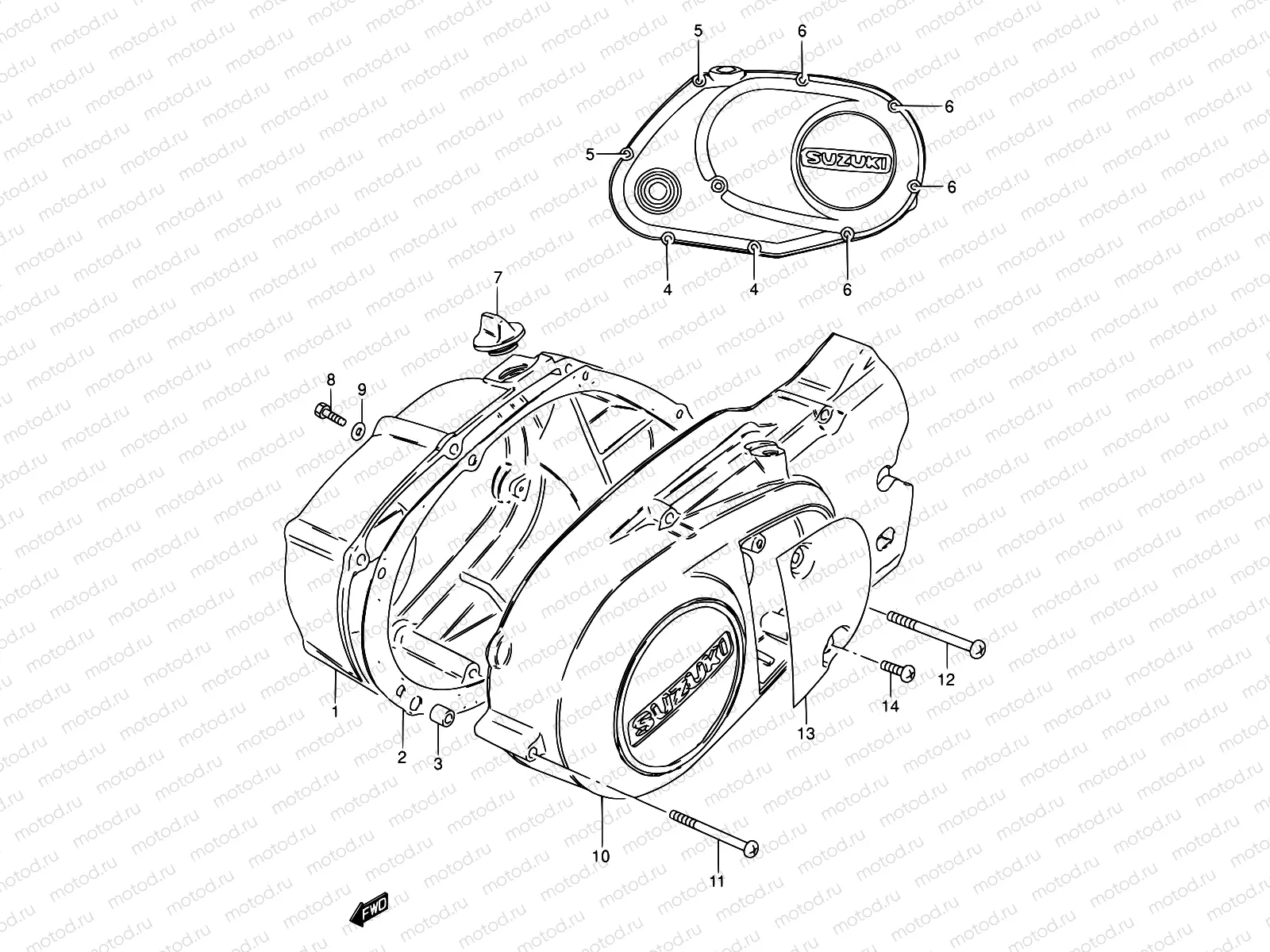 3 - CRANKCASE COVER