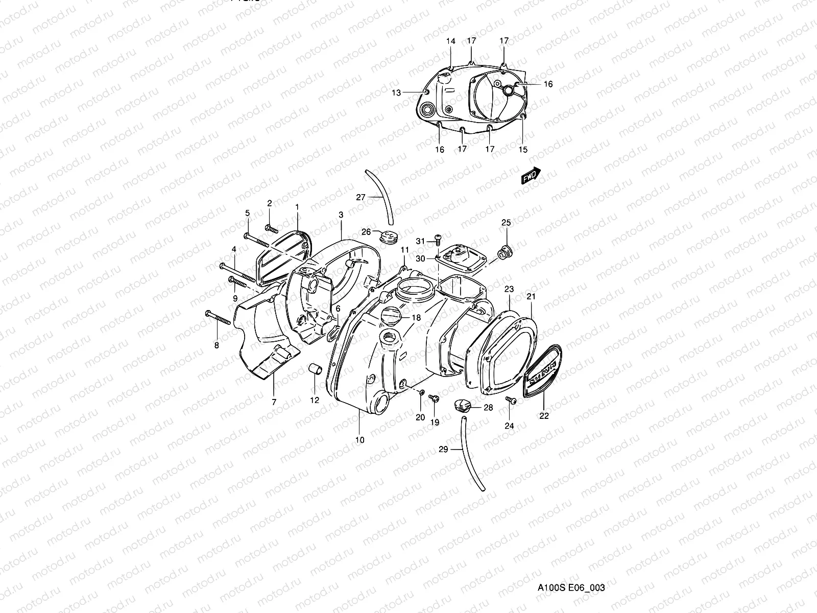 3 - CRANKCASE COVER