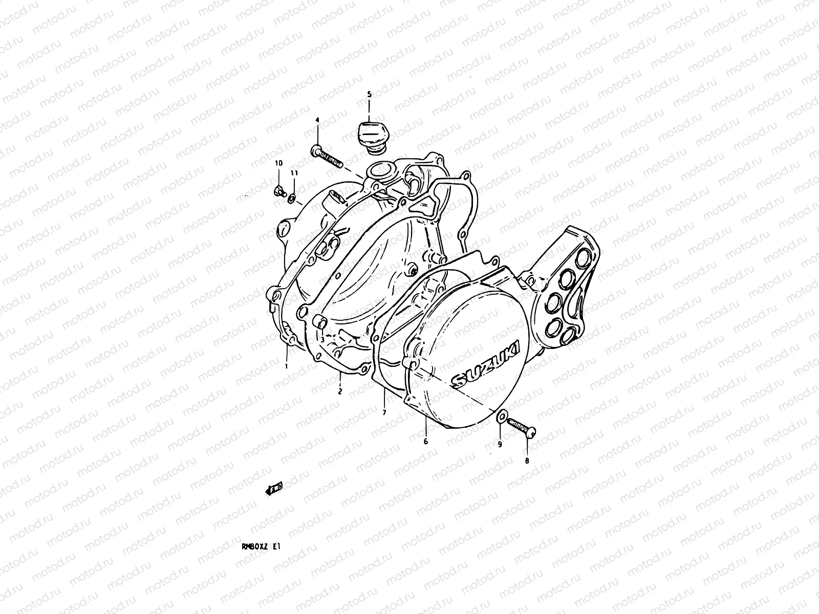 3 - CRANKCASE COVER