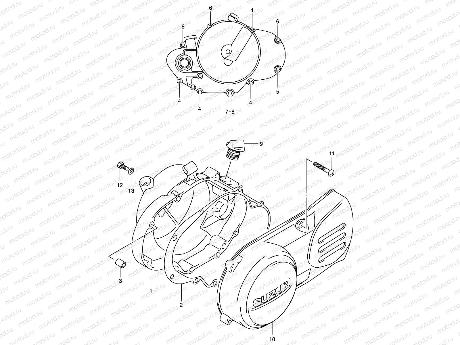 3 - CRANKCASE COVER