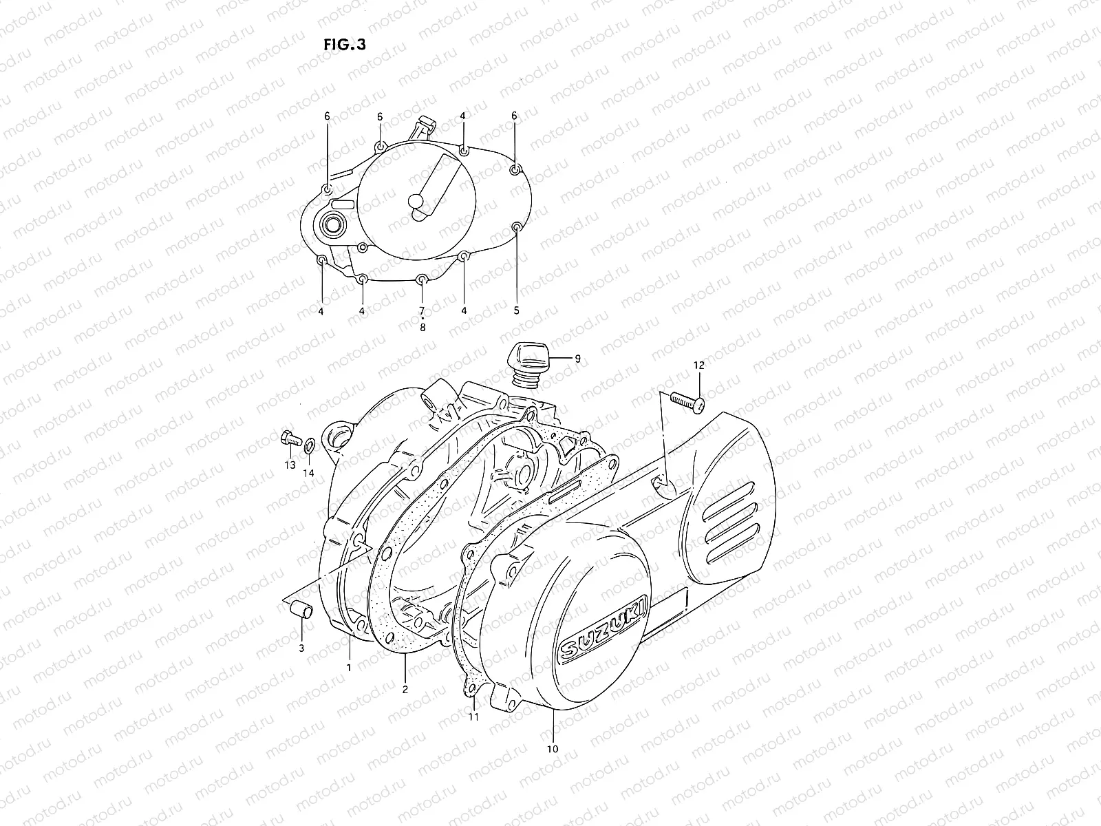 3 - CRANKCASE COVER