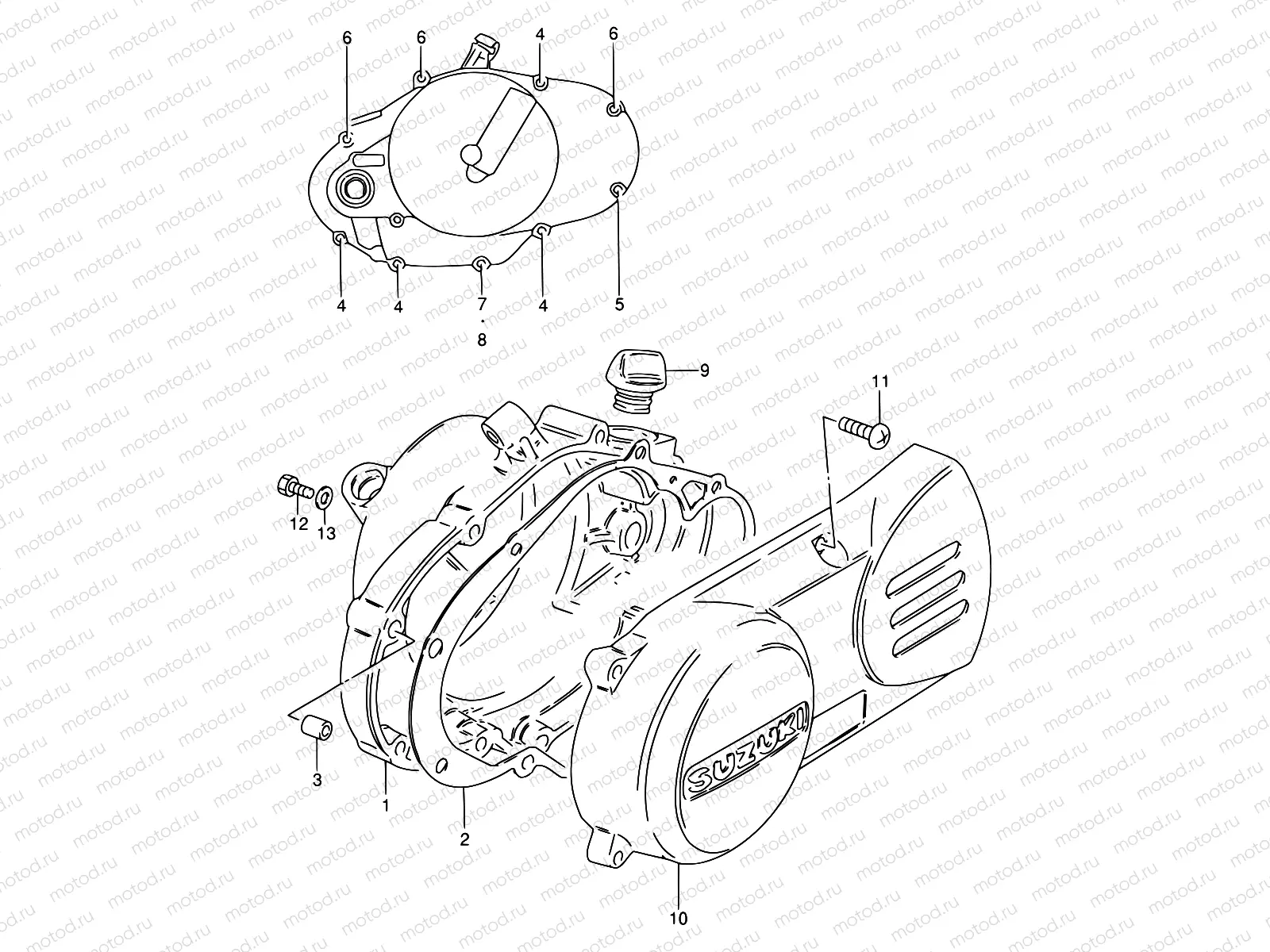 3 - CRANKCASE COVER