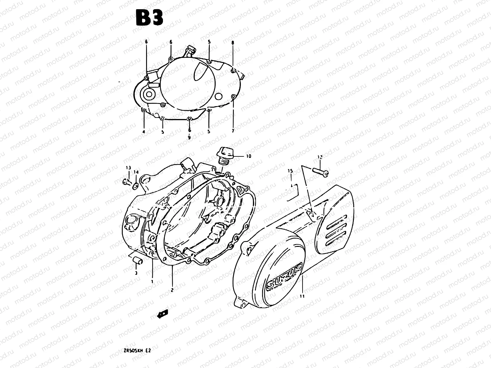 3 - CRANKCASE COVER