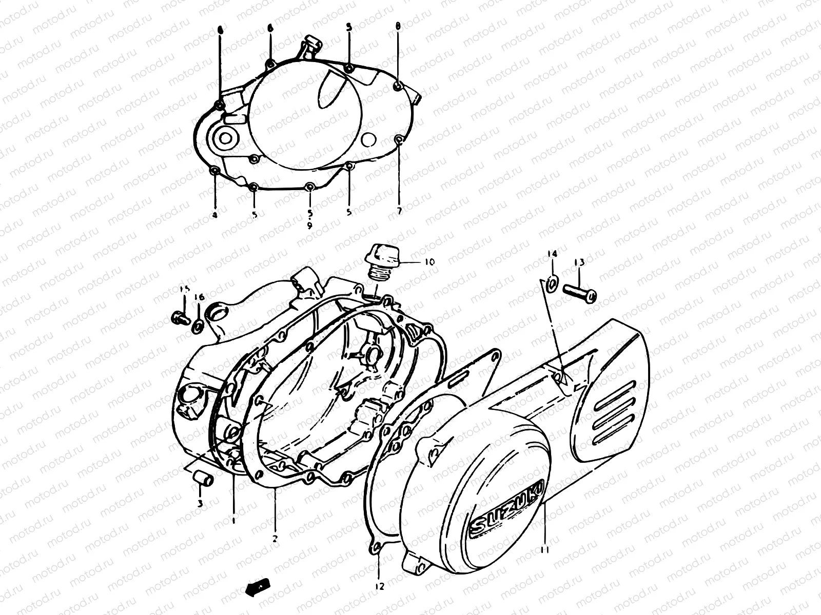 3 - CRANKCASE COVER