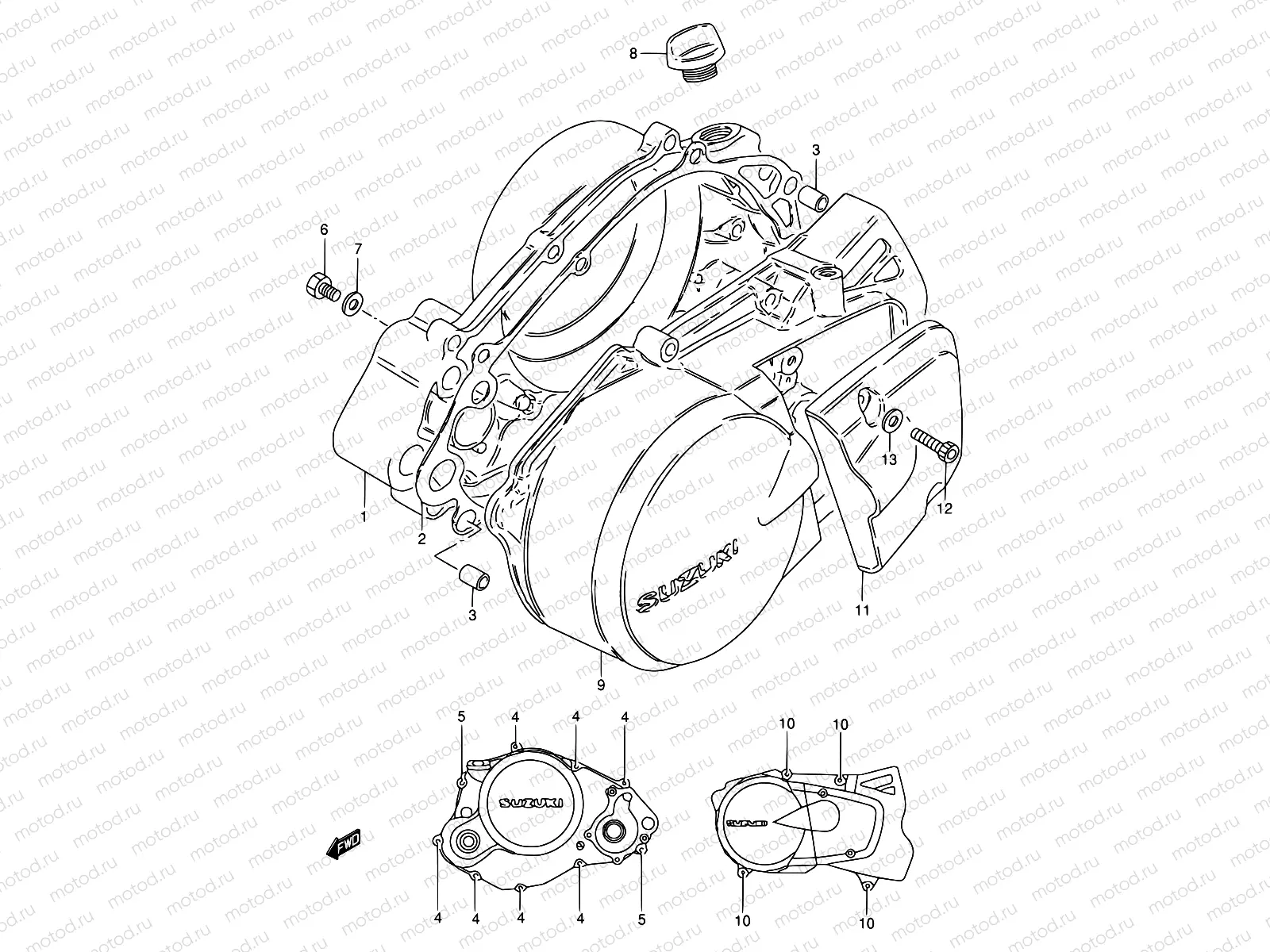 3 - CRANKCASE COVER