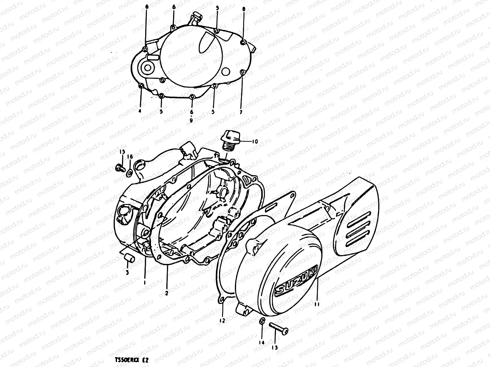 3 - CRANKCASE COVER