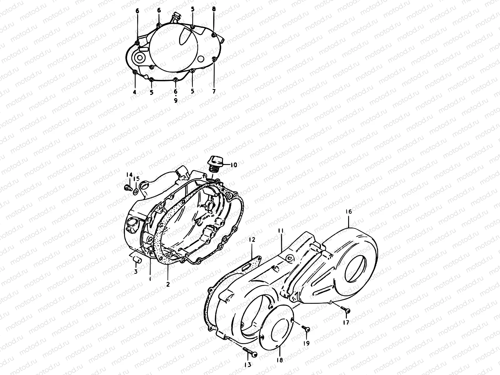 3 - CRANKCASE COVER