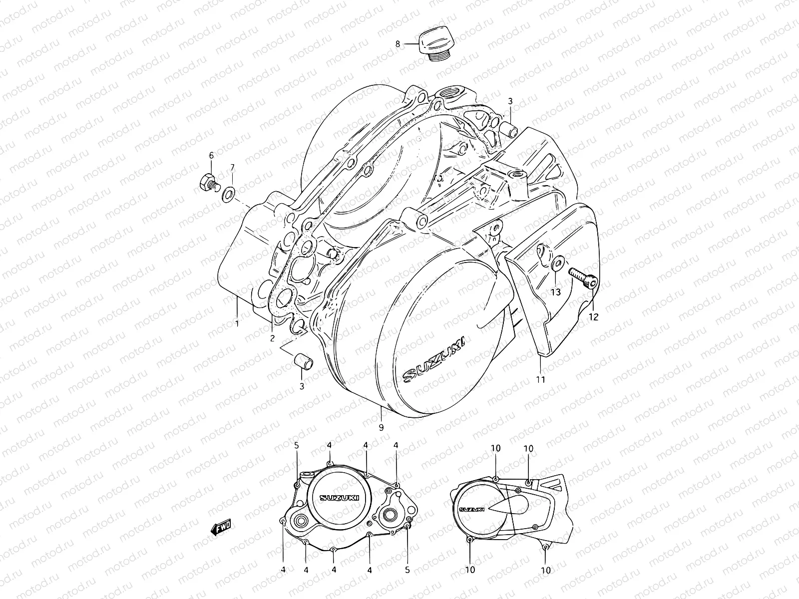 3 - CRANKCASE COVER