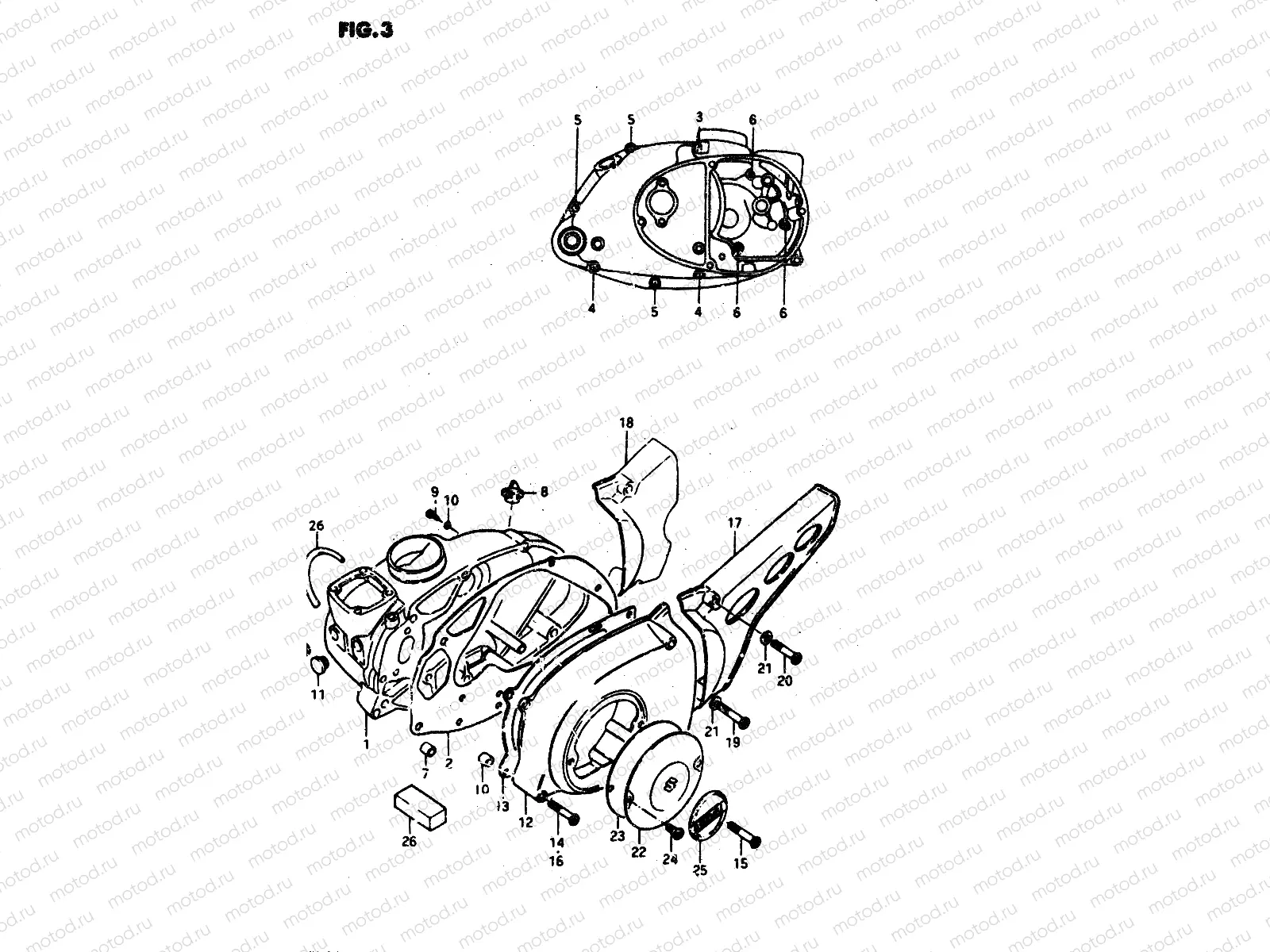 3 - CRANKCASE COVER
