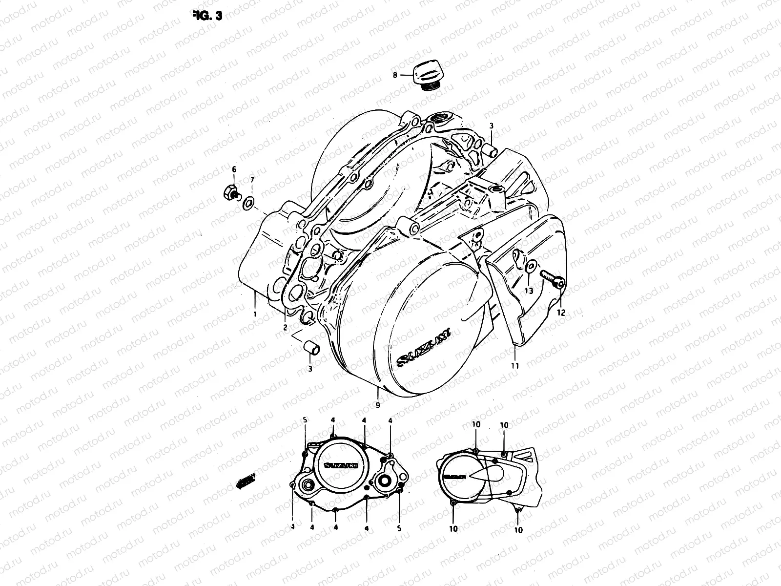 3 - CRANKCASE COVER