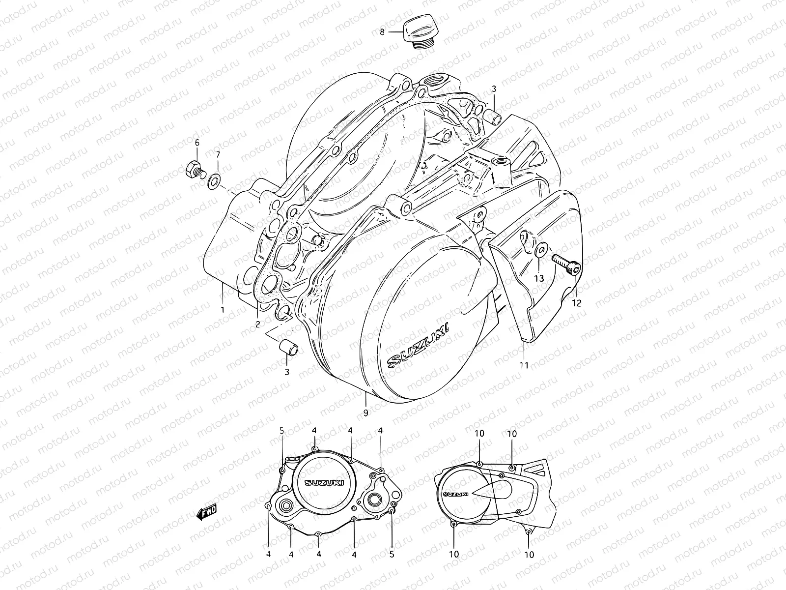 3 - CRANKCASE COVER