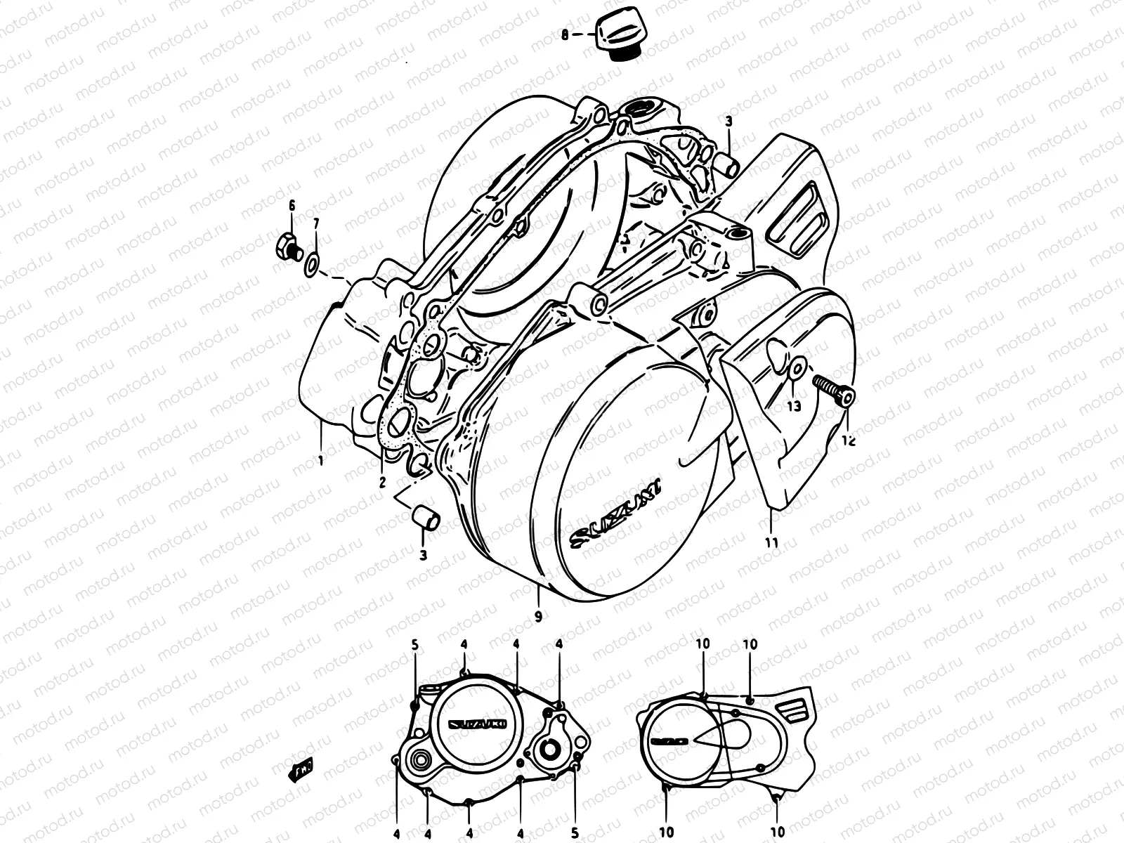 3 - CRANKCASE COVER