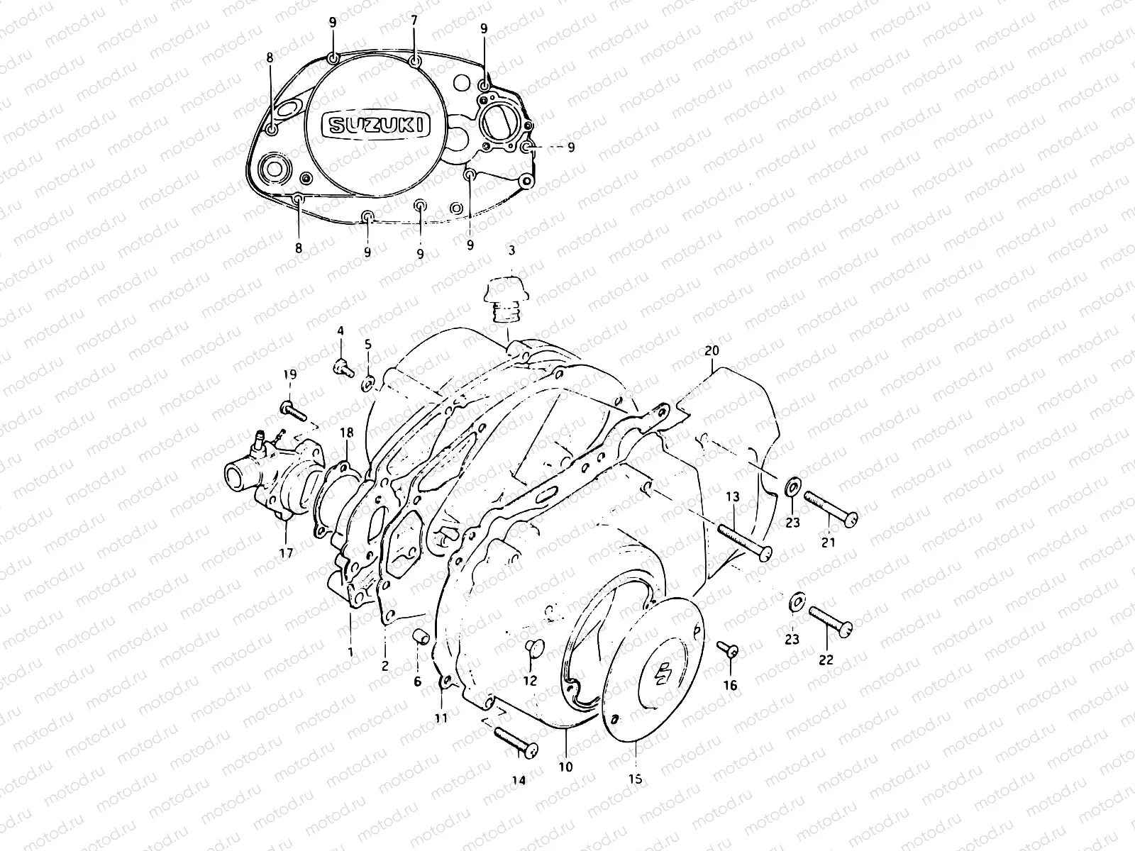 3 - CRANKCASE COVER