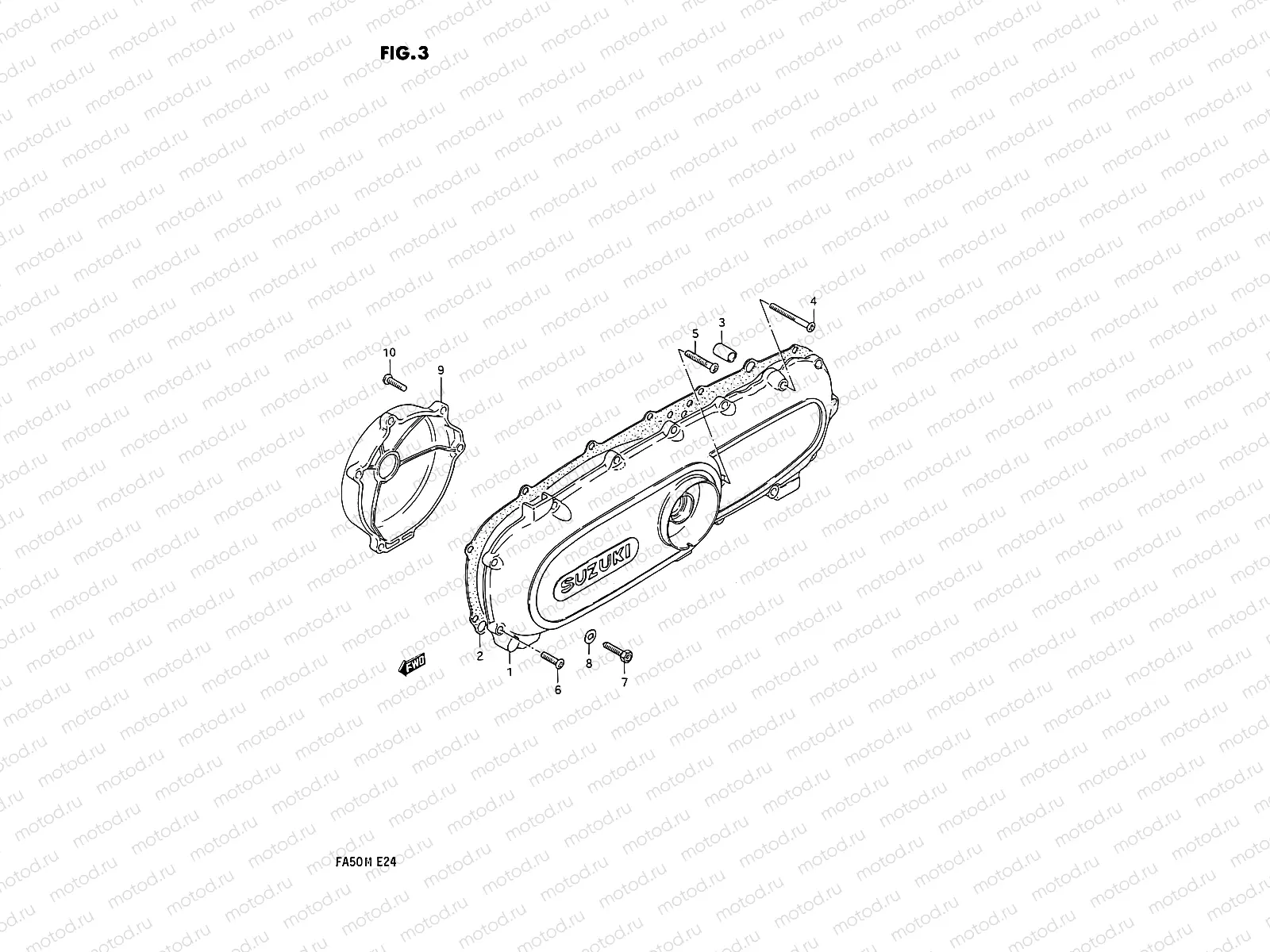 3 - CRANKCASE COVER