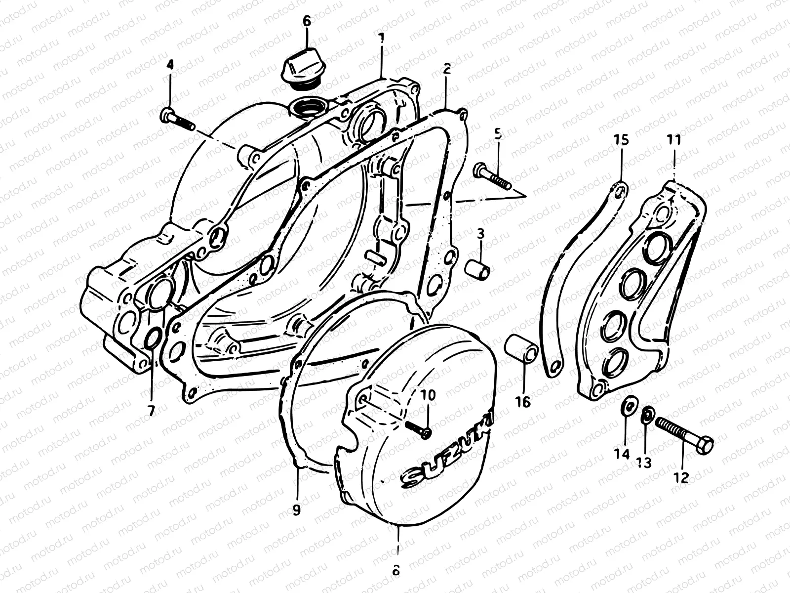 3 - CRANKCASE COVER