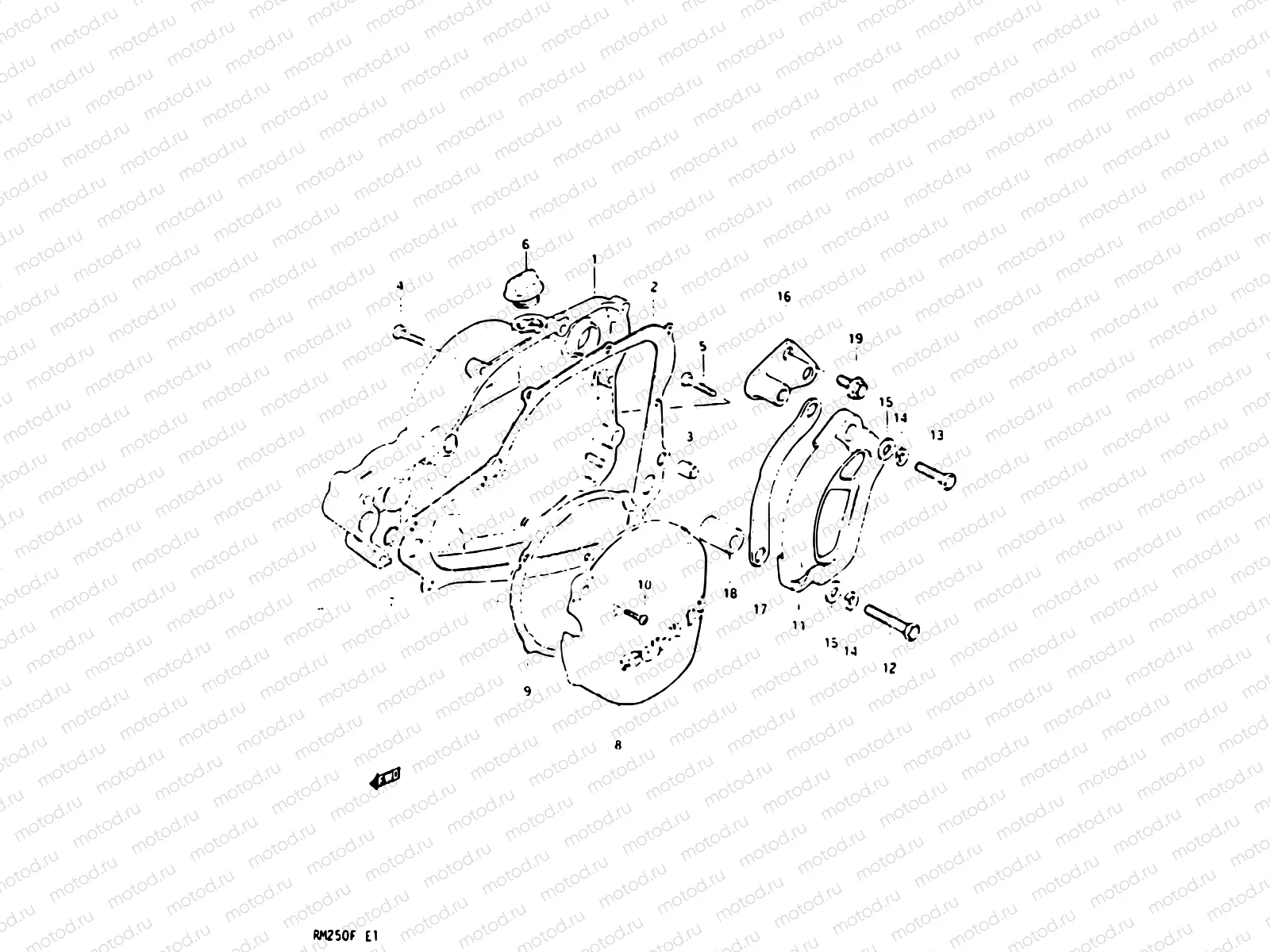 3 - CRANKCASE COVER