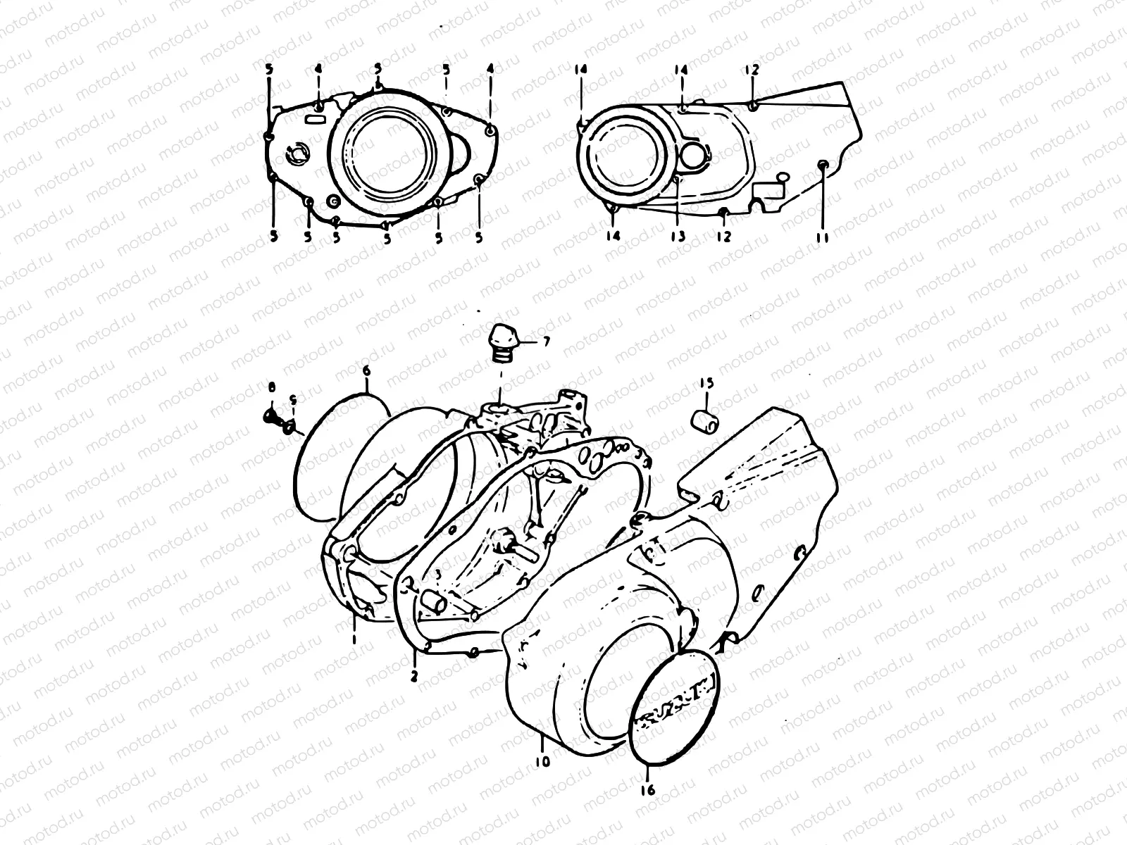 3 - CRANKCASE COVER