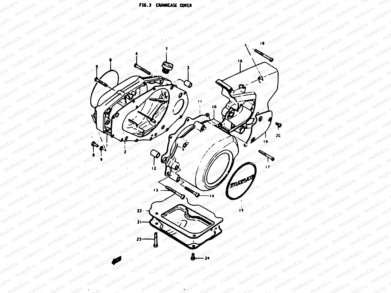 3 - CRANKCASE COVER