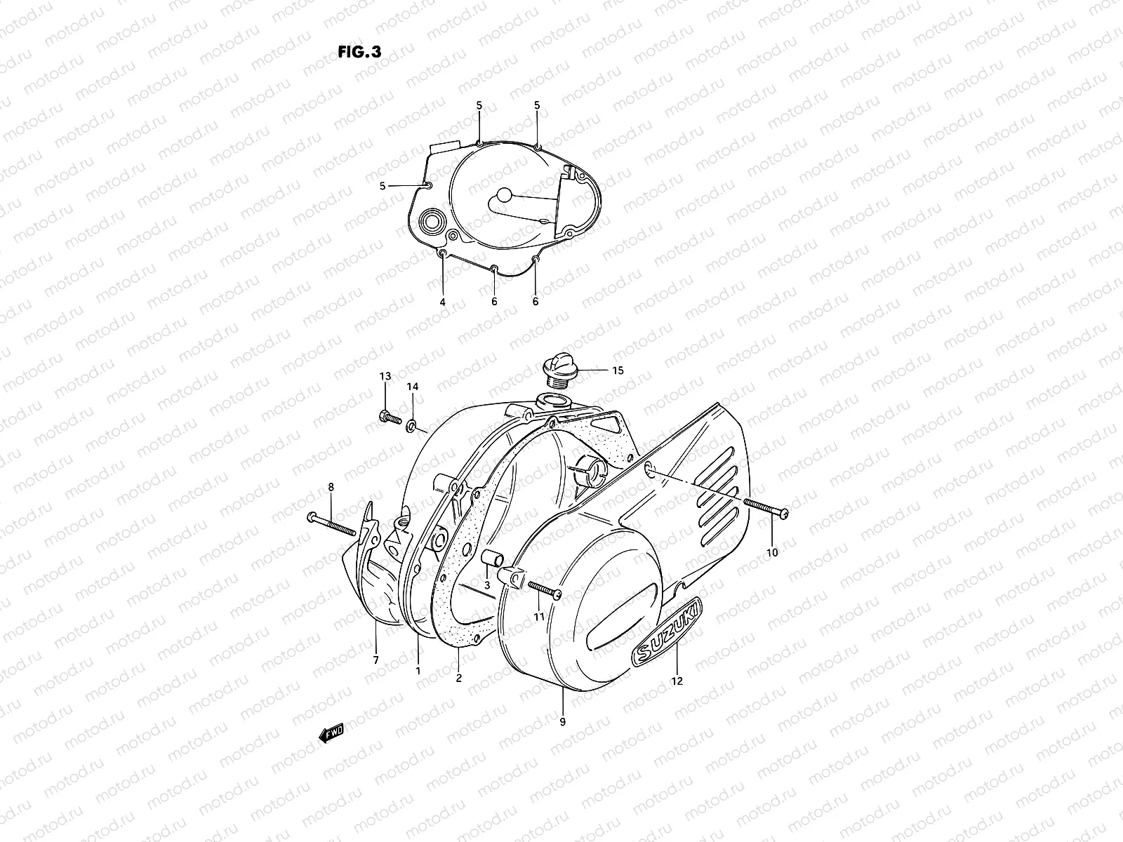 3 - CRANKCASE COVER