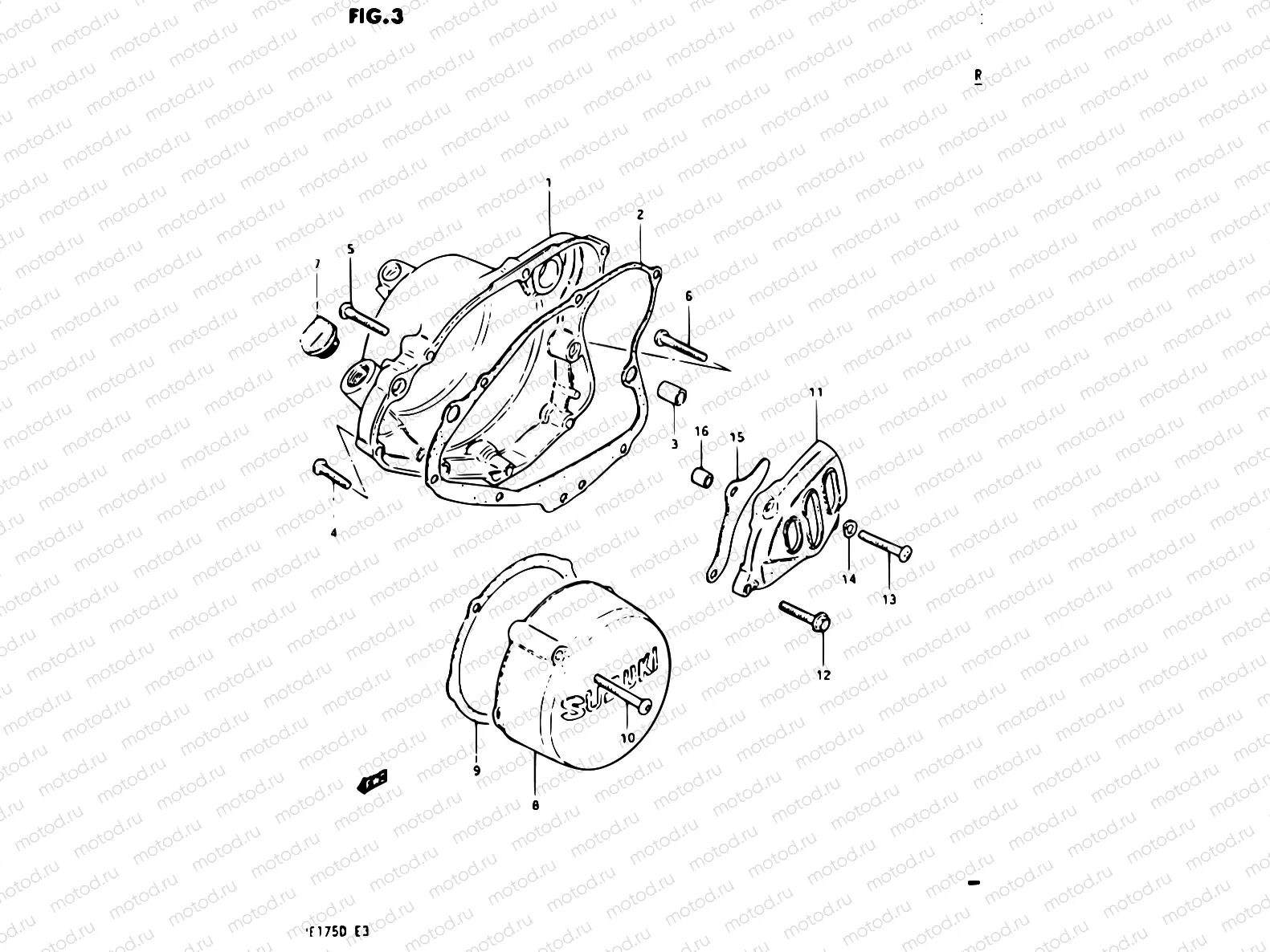 3 - CRANKCASE COVER