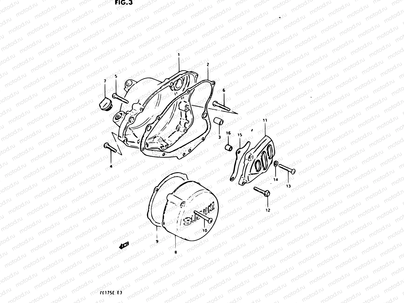 3 - CRANKCASE COVER