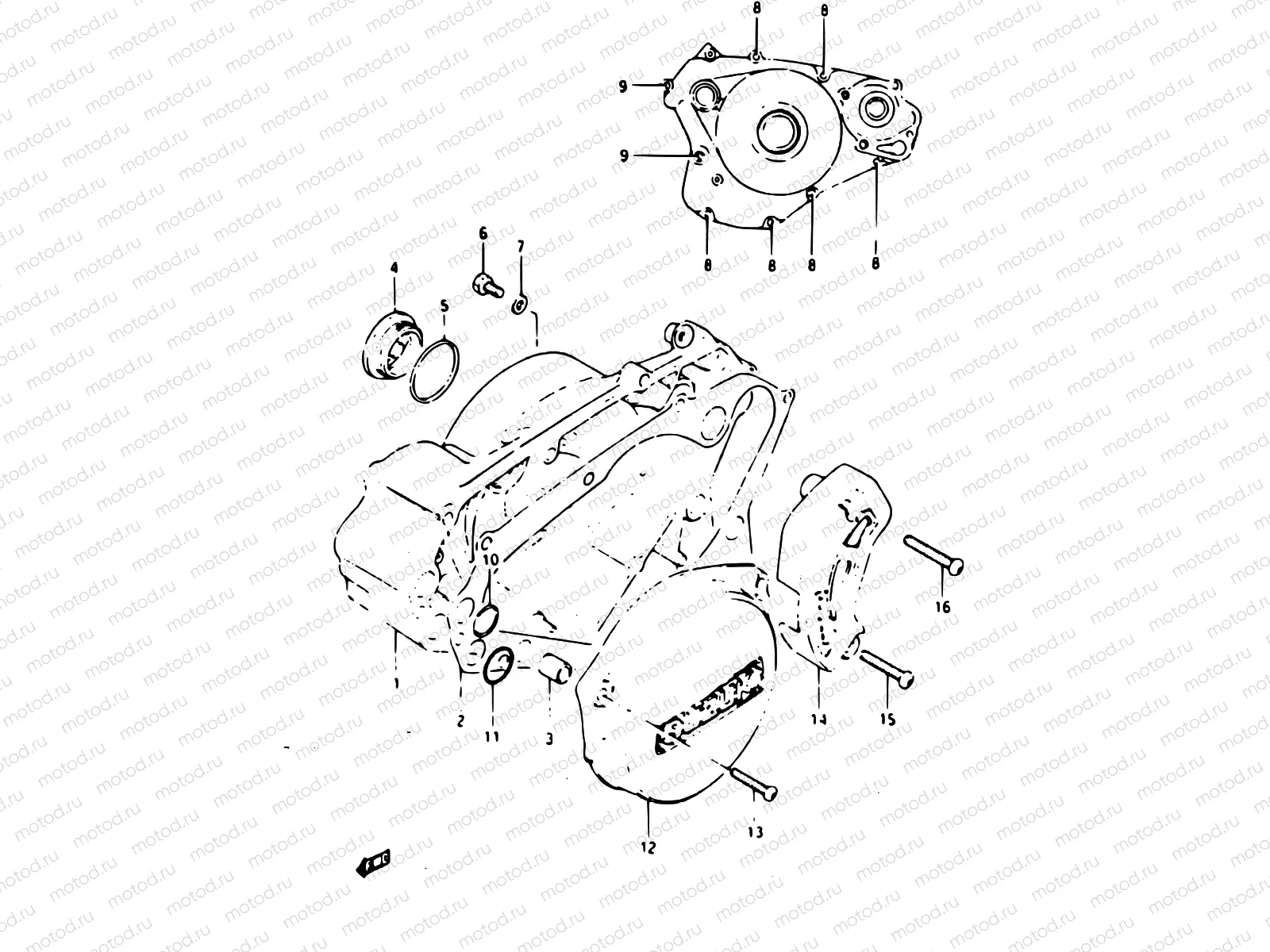 3 - CRANKCASE COVER