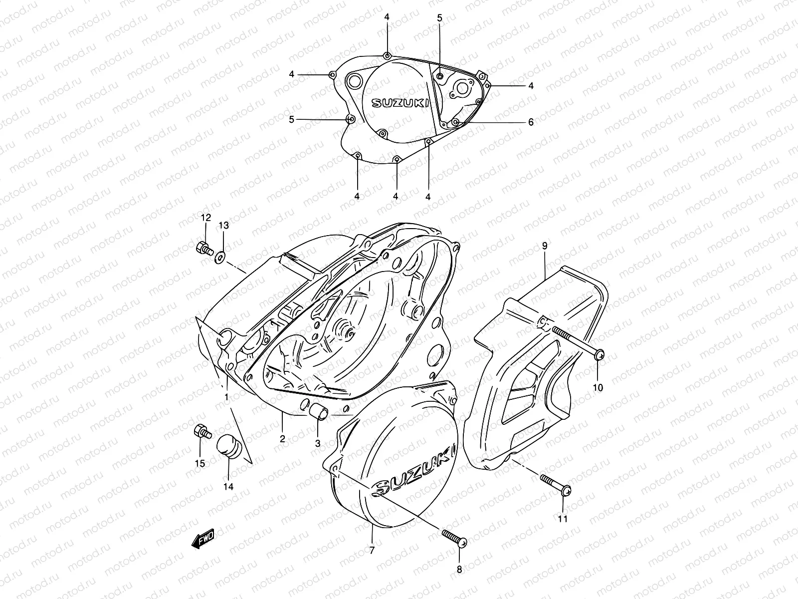 3 - CRANKCASE COVER