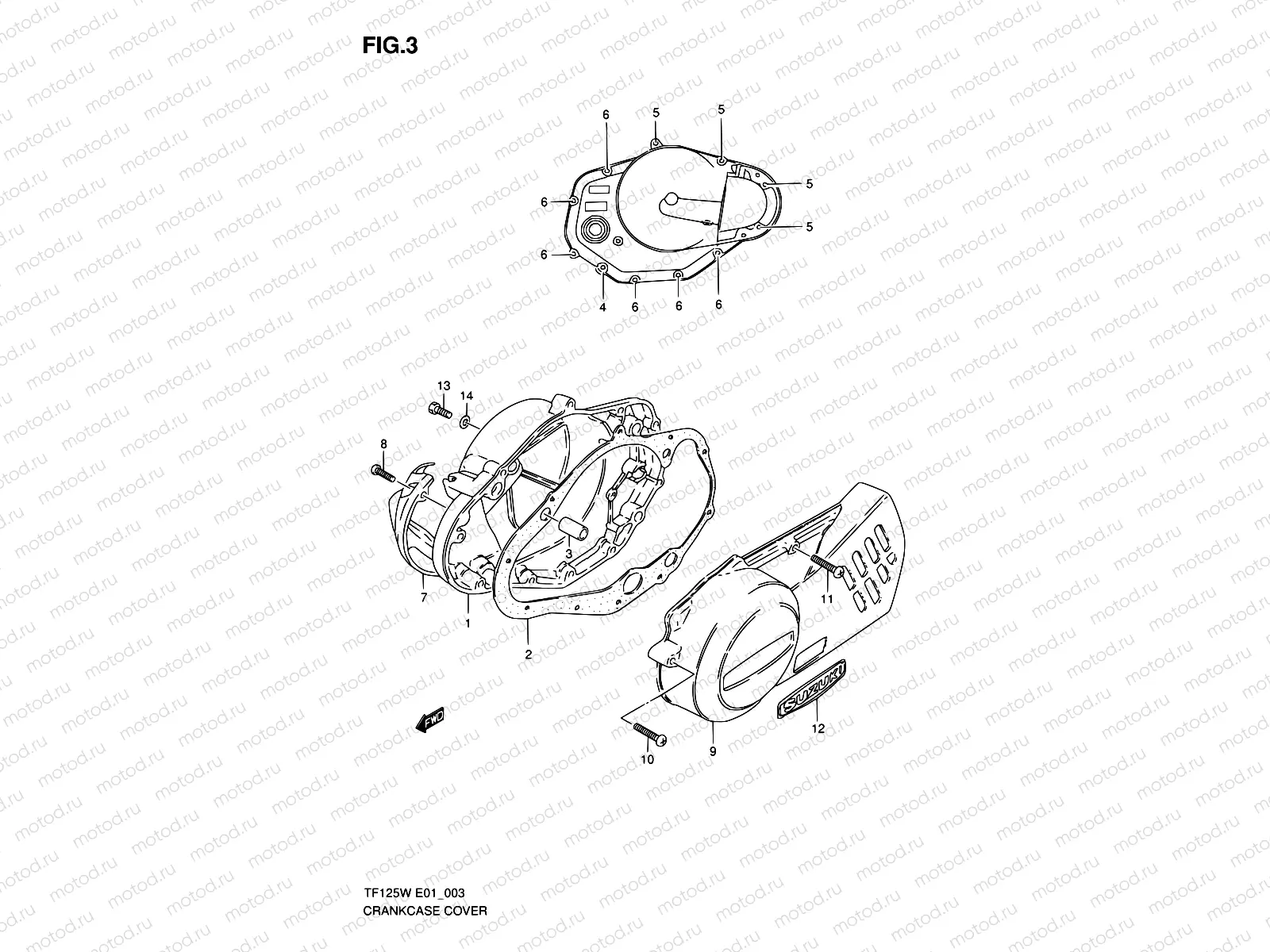3 - CRANKCASE COVER