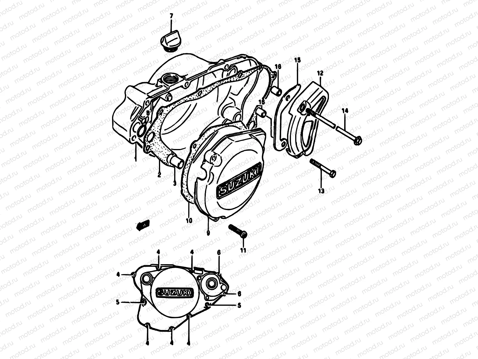 3 - CRANKCASE COVER