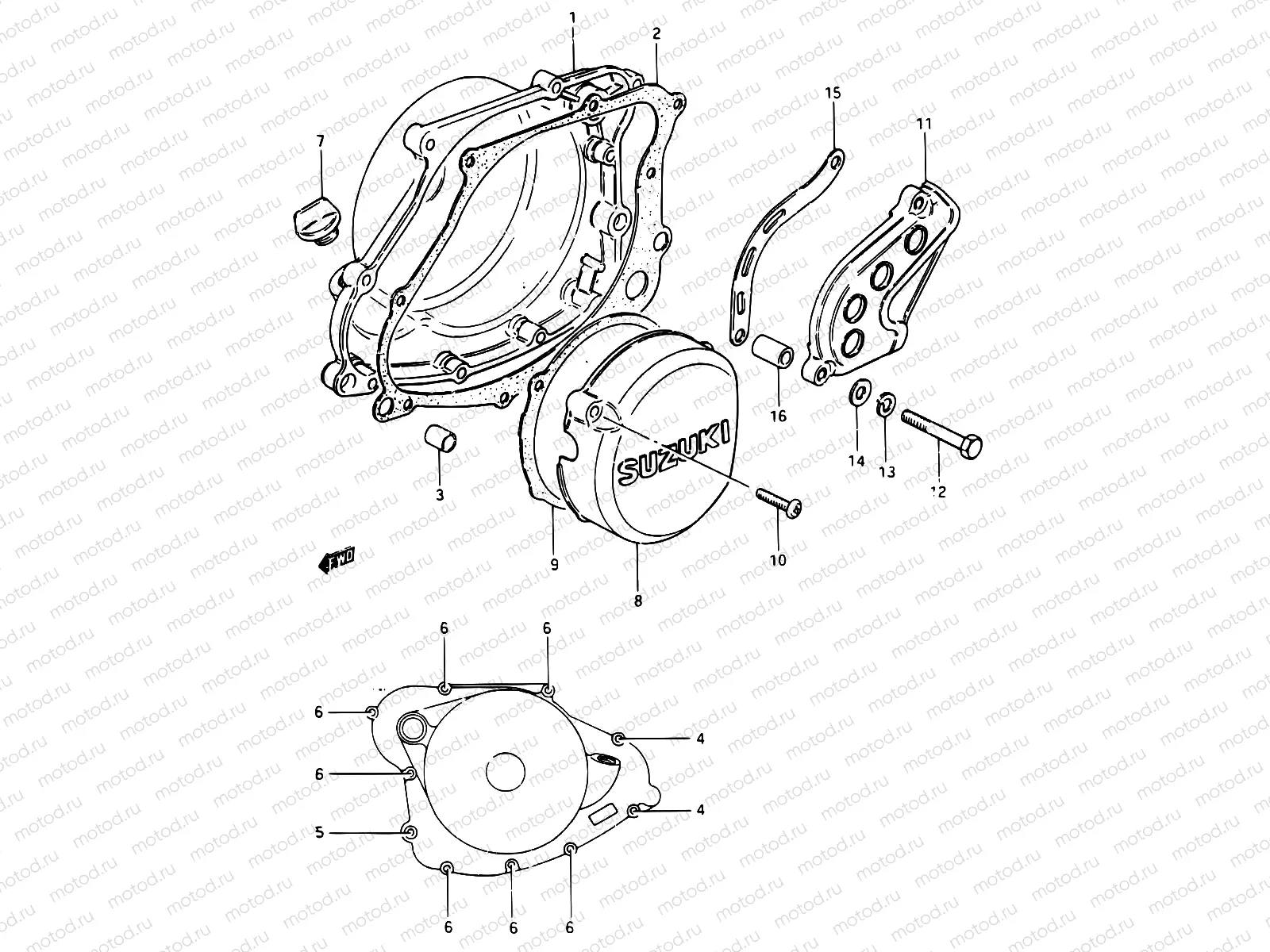 3 - CRANKCASE COVER