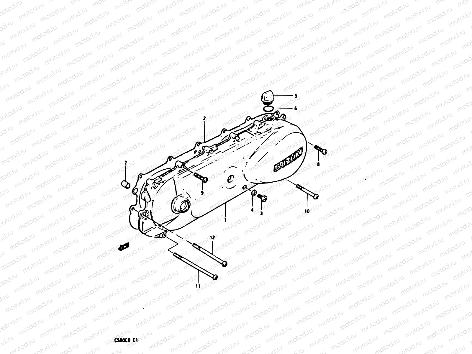 3 - CRANKCASE LEFT COVER