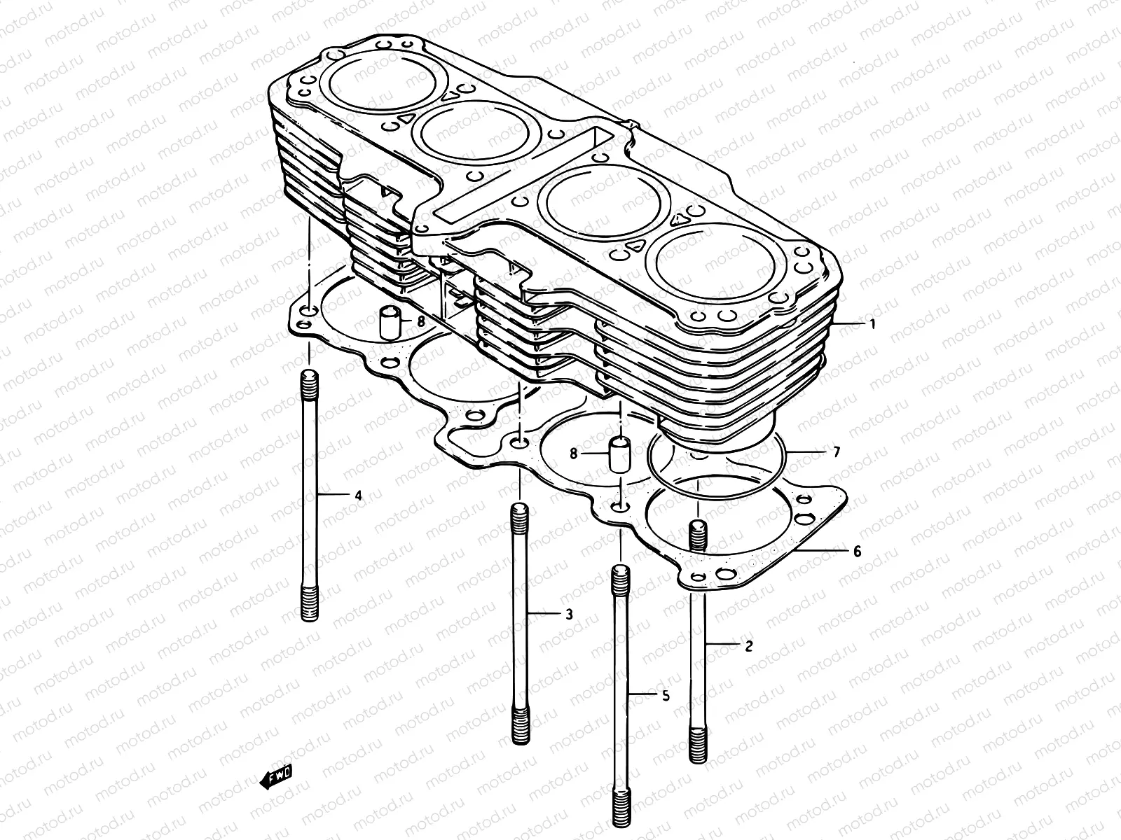 3 - CYLINDER (-E.NO,101424)