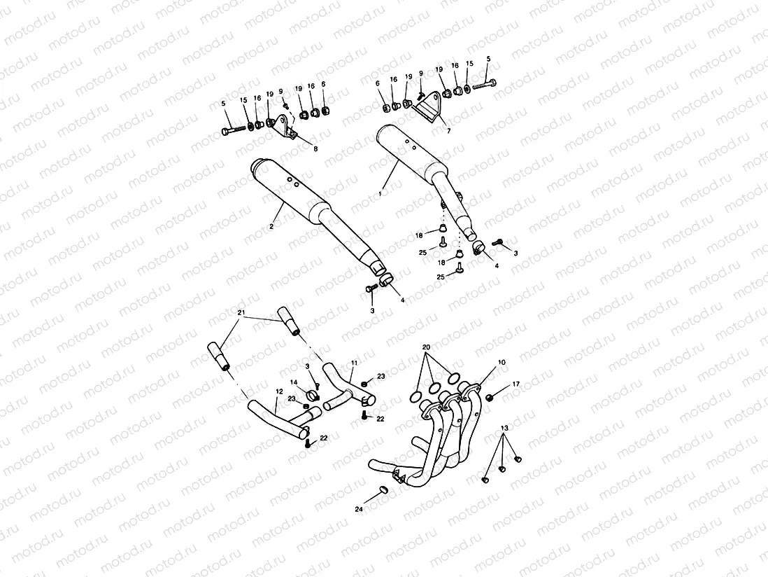 3 Cylinder Exhaust System
