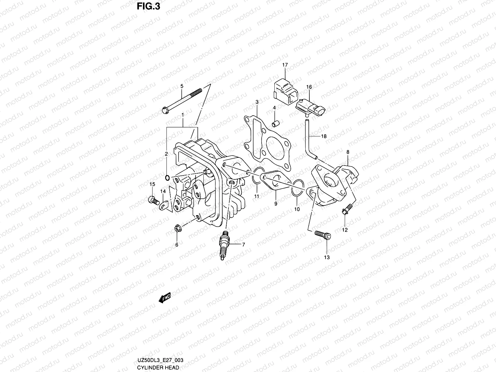 3 - CYLINDER HEAD