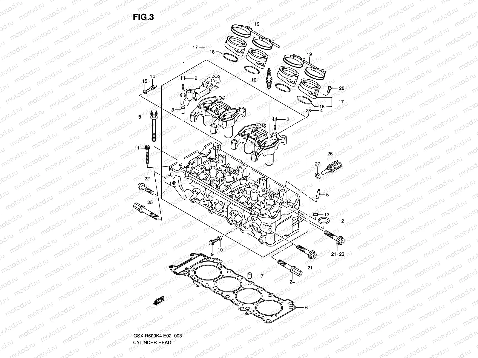 3 - CYLINDER HEAD
