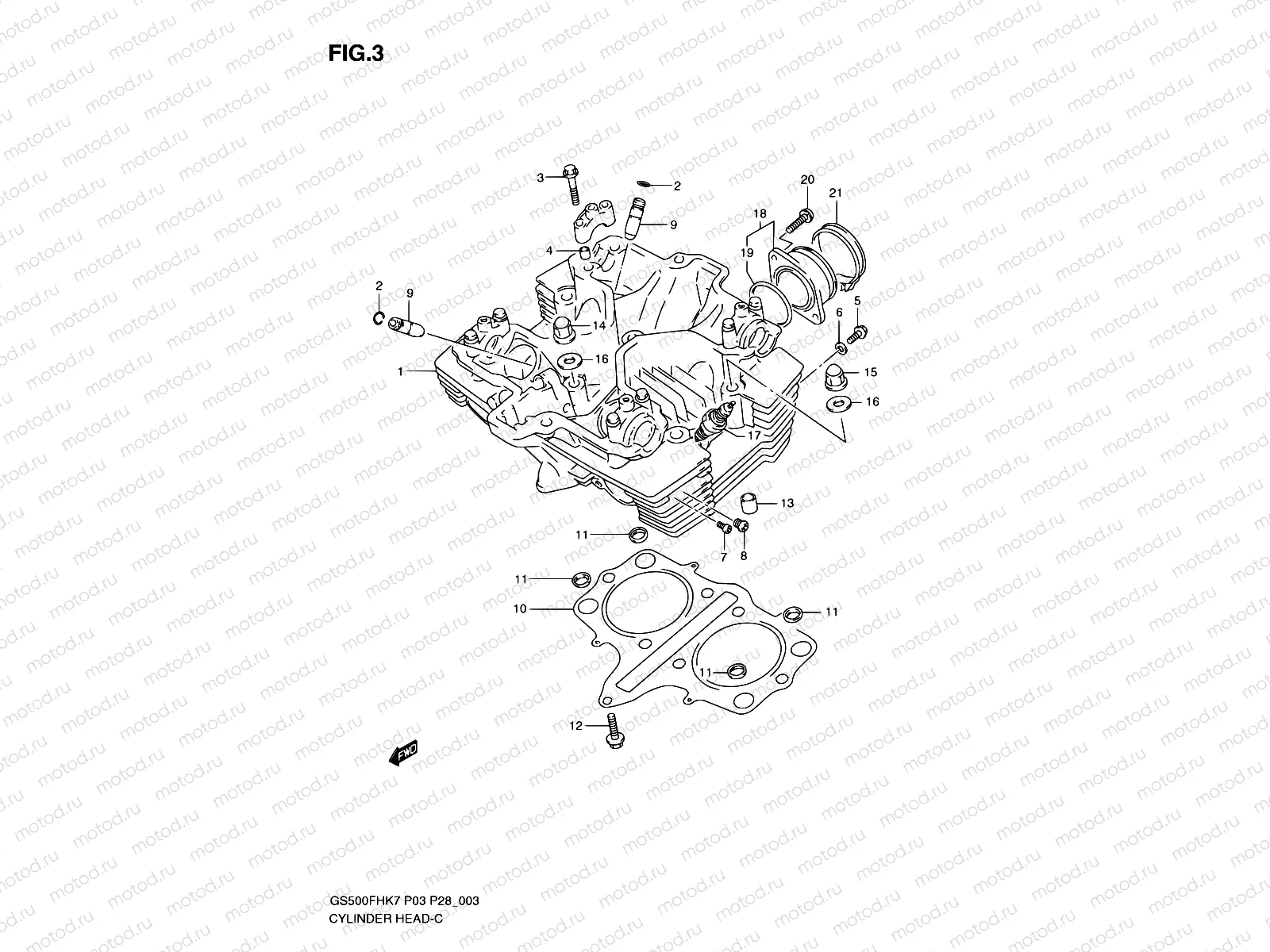 3 - CYLINDER HEAD