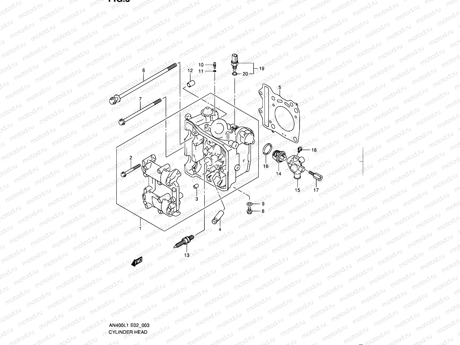 3 - CYLINDER HEAD