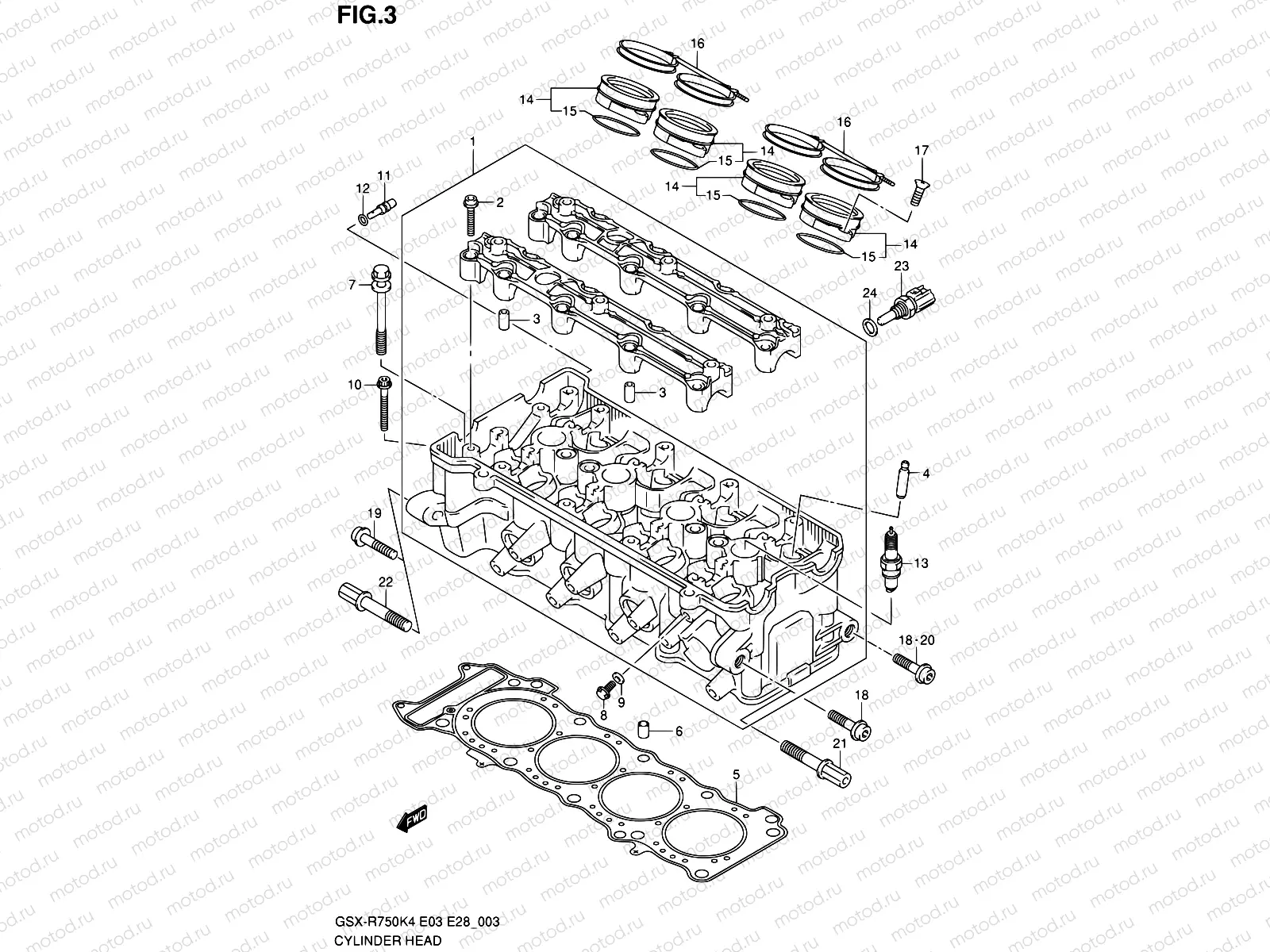 3 - CYLINDER HEAD