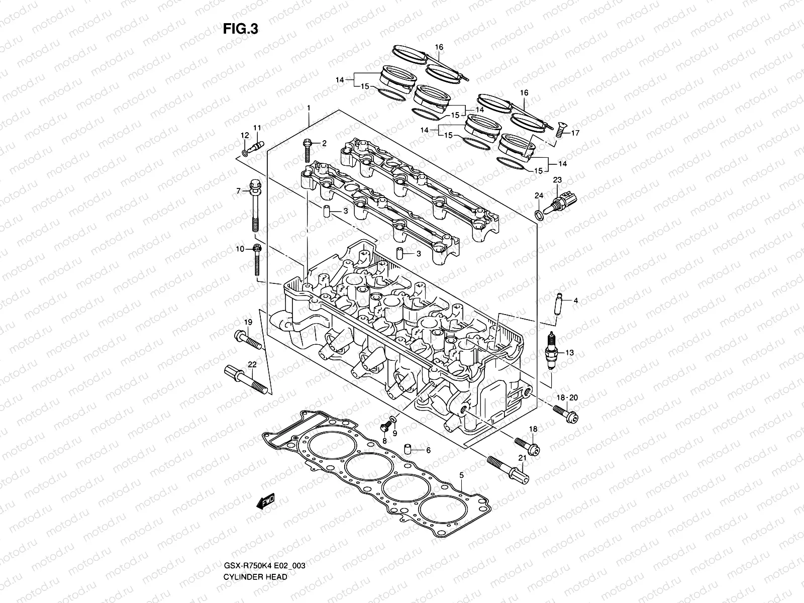 3 - CYLINDER HEAD
