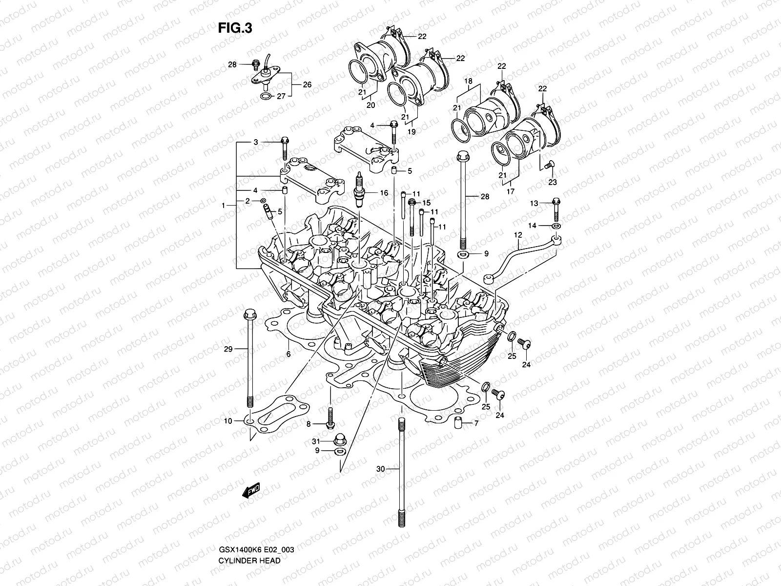 3 - CYLINDER HEAD