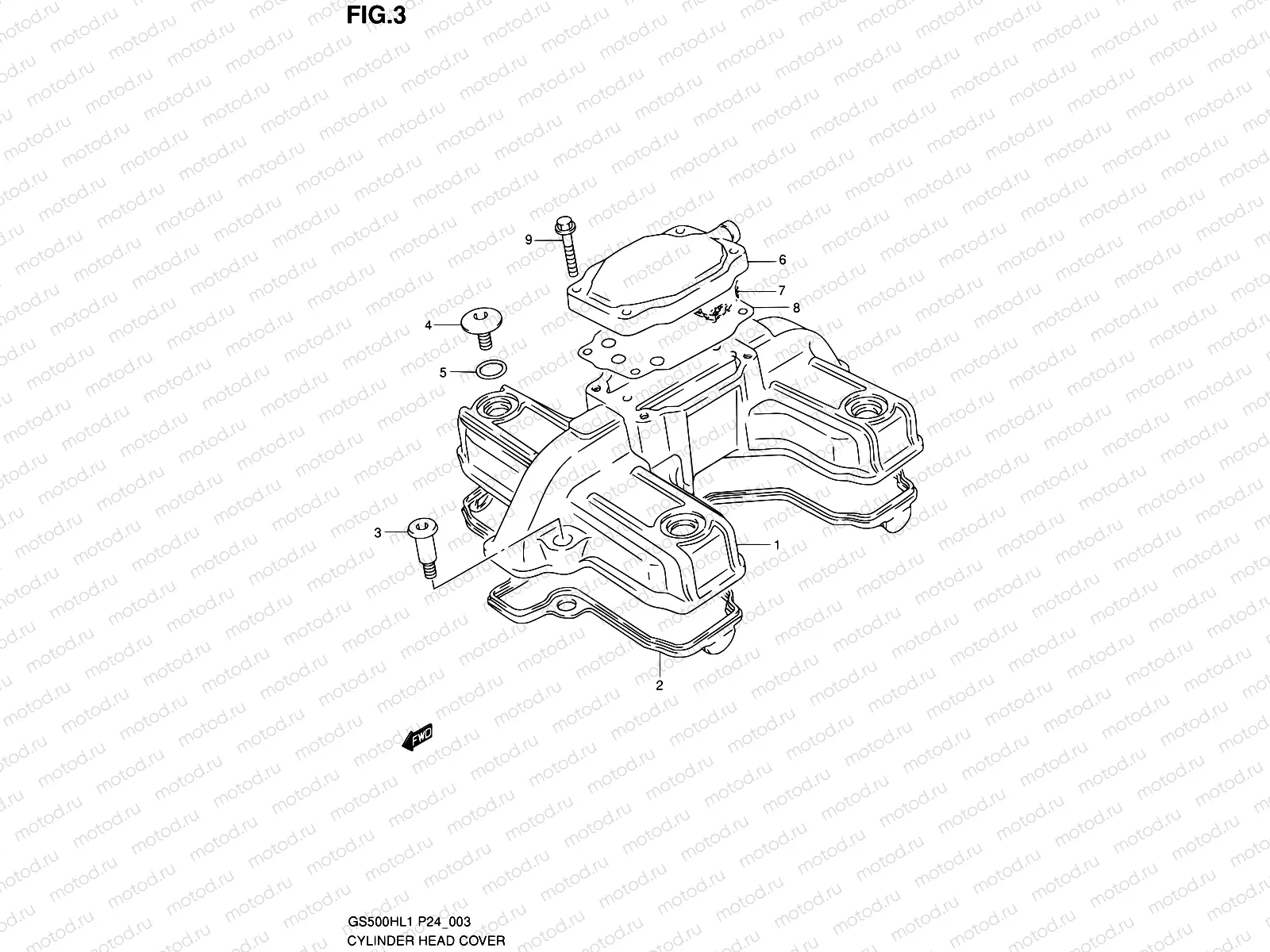 3 - CYLINDER HEAD COVER