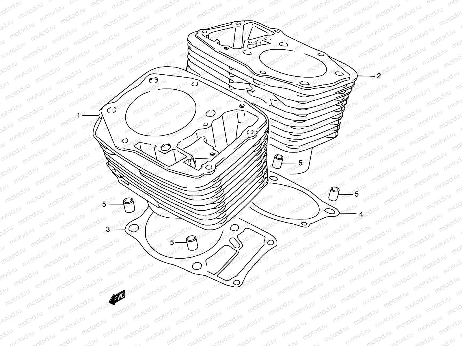 3 - CYLINDER (MODEL W/X/Y)