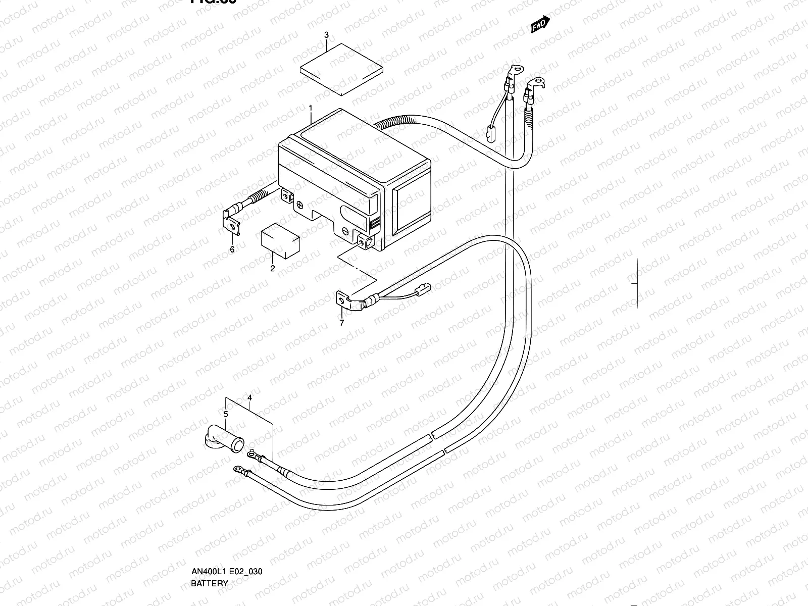 30 - BATTERY (AN400L1 E19)