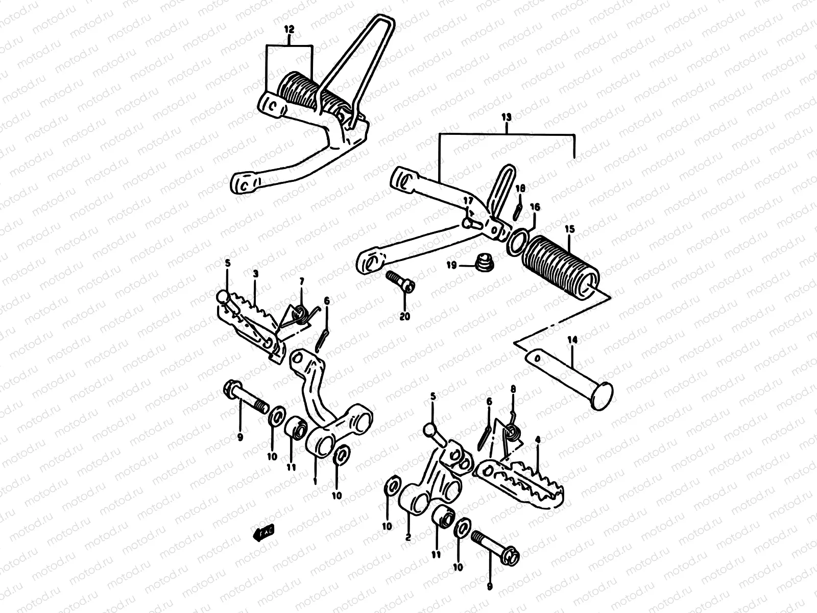 30 - FOOTREST
